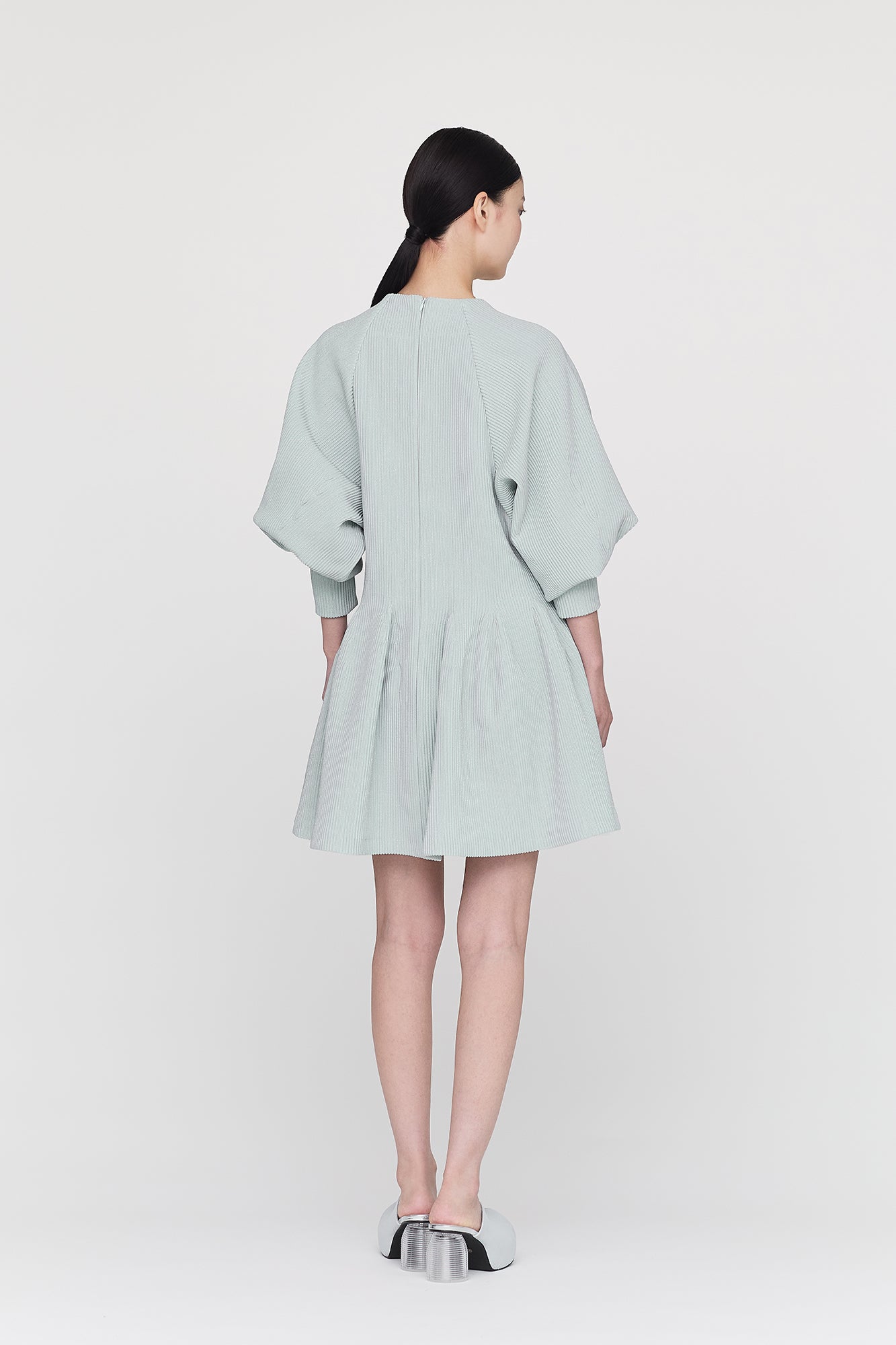 HYPHA PUFF SLEEVE MINI DRESS