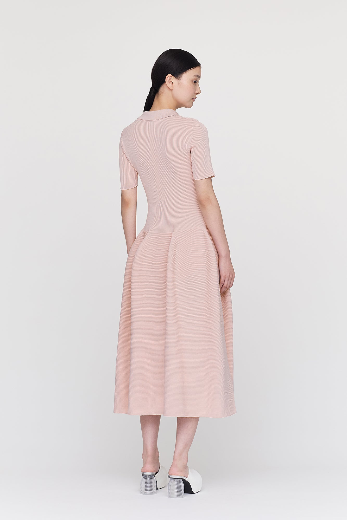 POTTERY GLITTER SHORT SLEEVE POLO DRESS