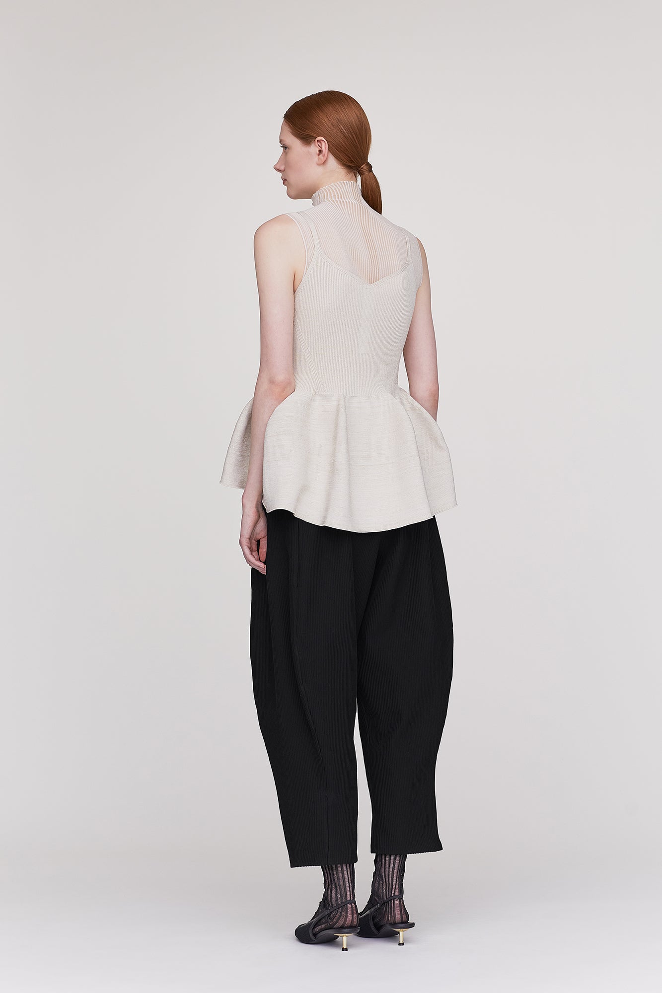 CFCL POTTERY ペプラムトップス POTTERY GLITTER CAMISOLE TOP