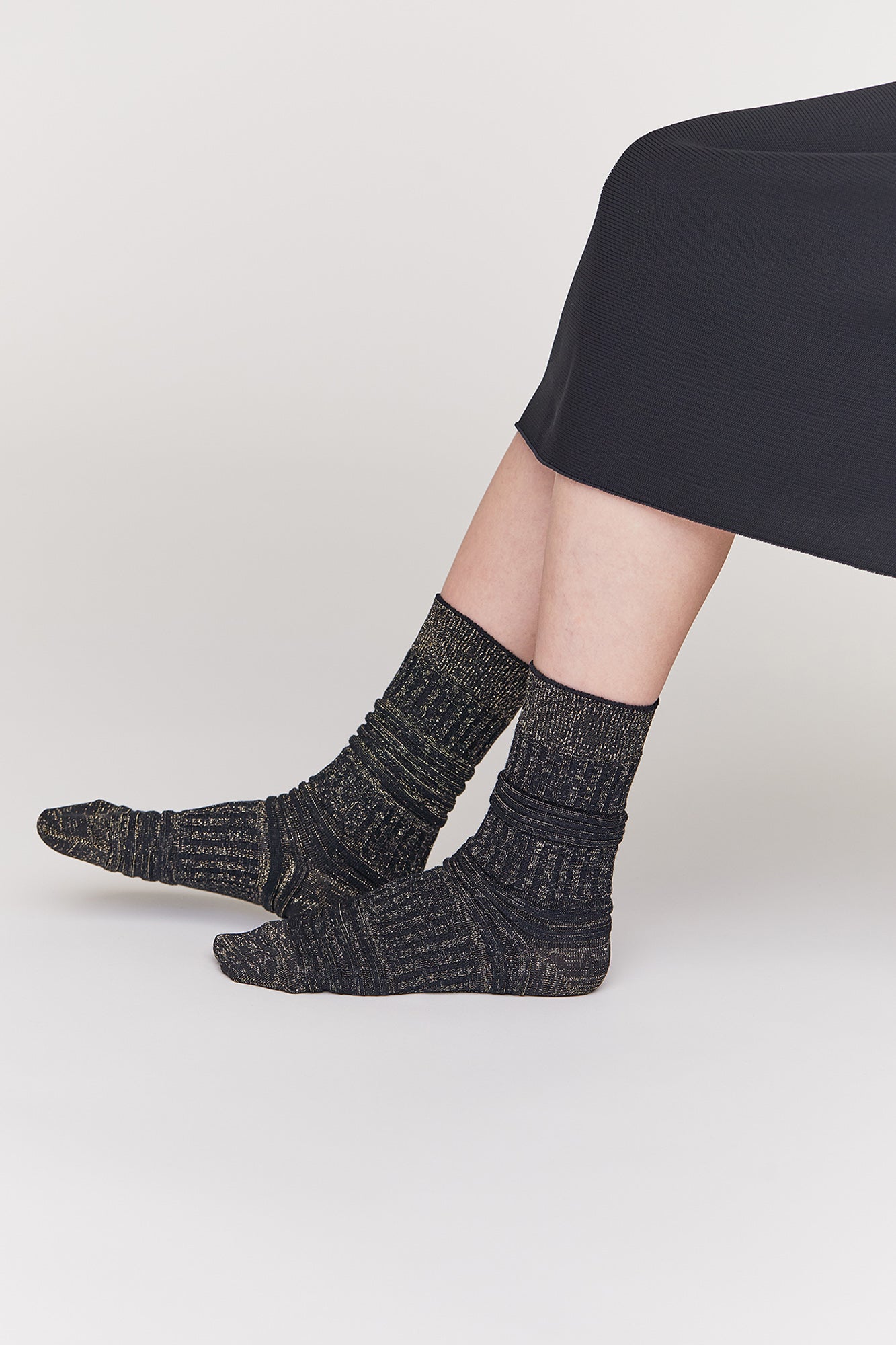 2足セット 新品 CFCL GARTER RIB SOCKS 3 23～25cm GARTER RIB SOCKS