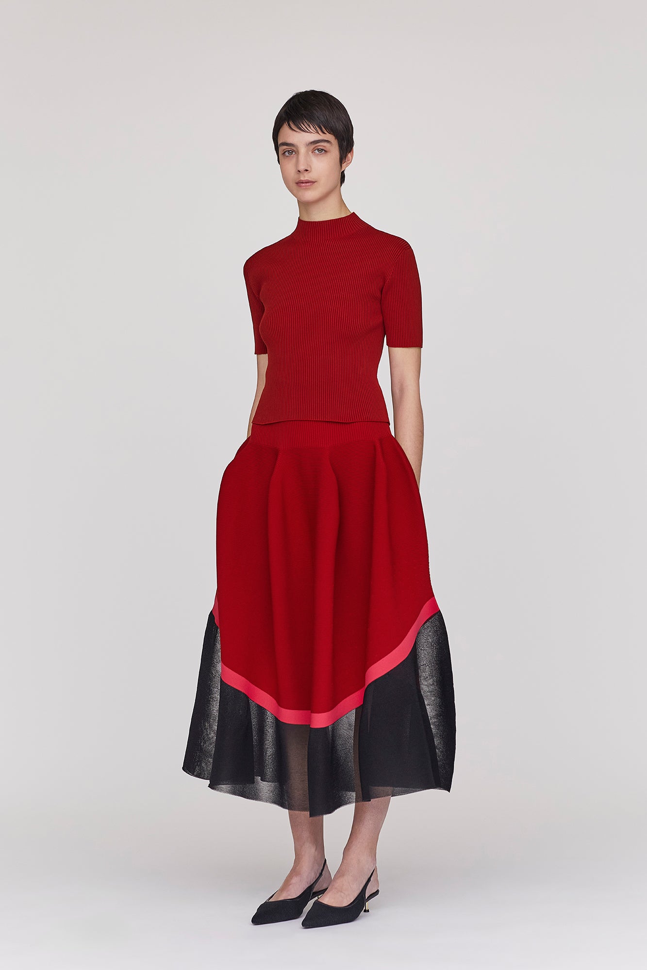 CFCL スカート　サイズ1 POTTERY ROUNDED HEM SKIRT