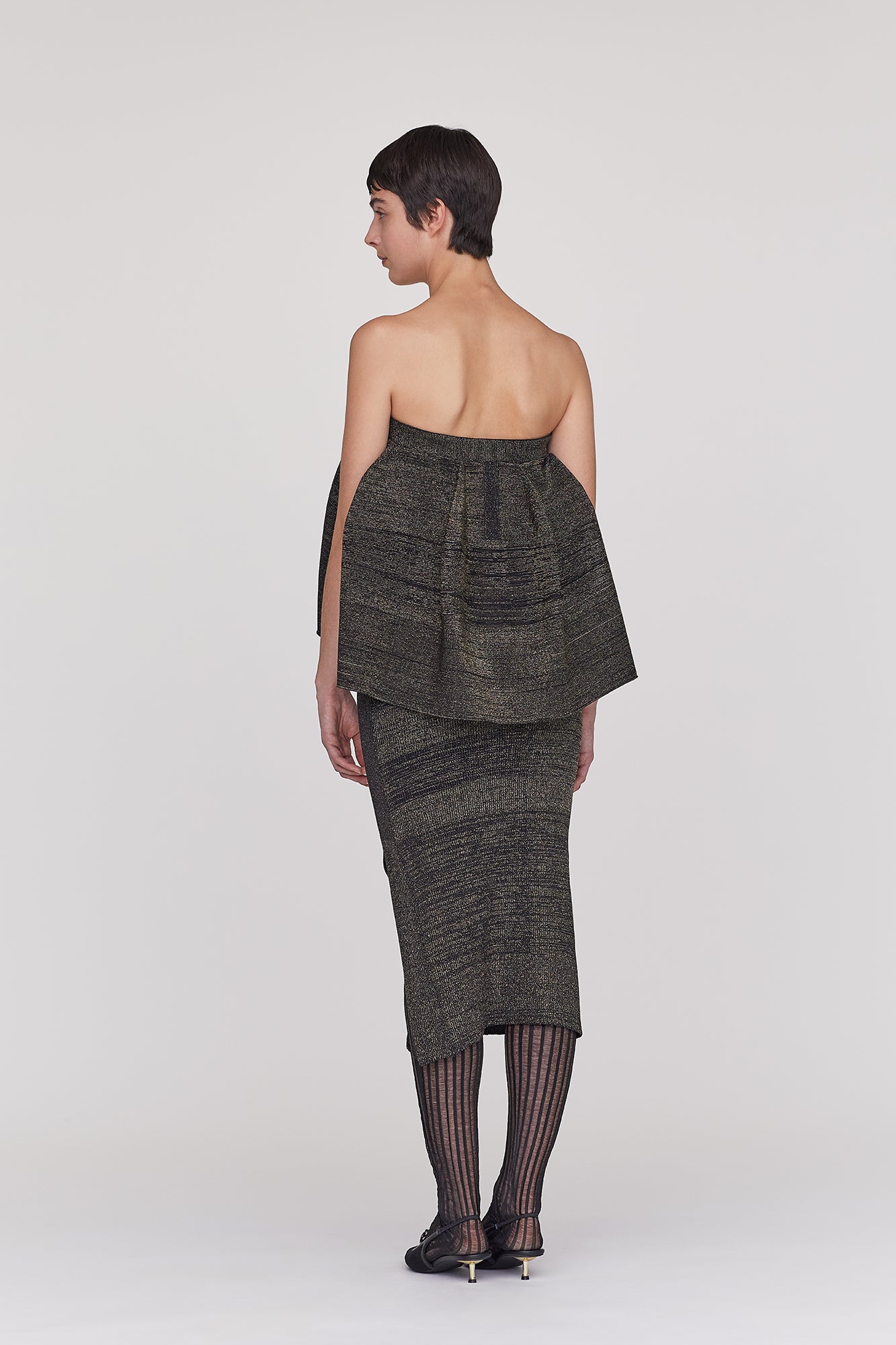 POTTERY GLITTER LAYERED DRESS