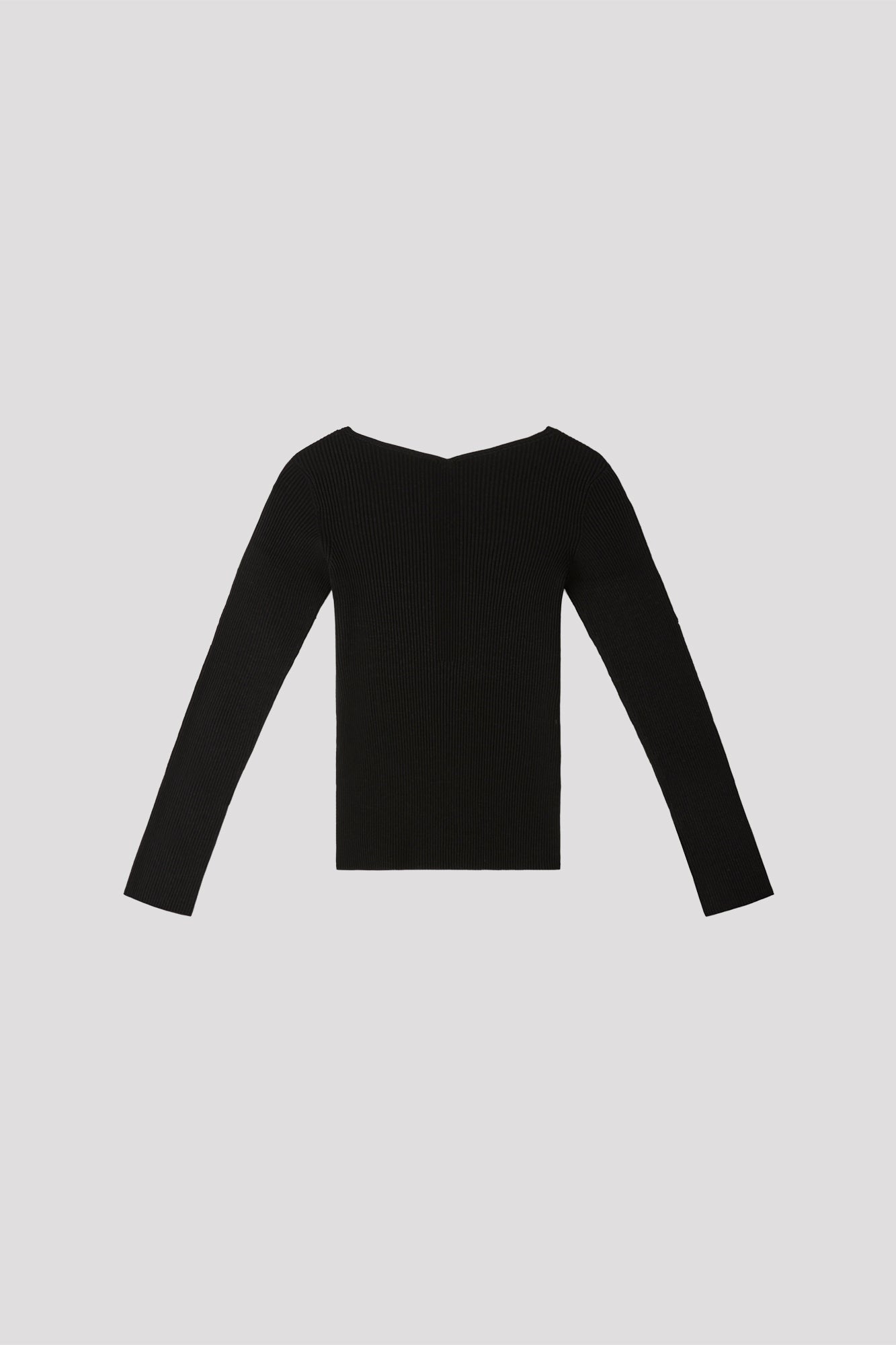 PORTRAIT V-NECK LONG SLEEVE TOP