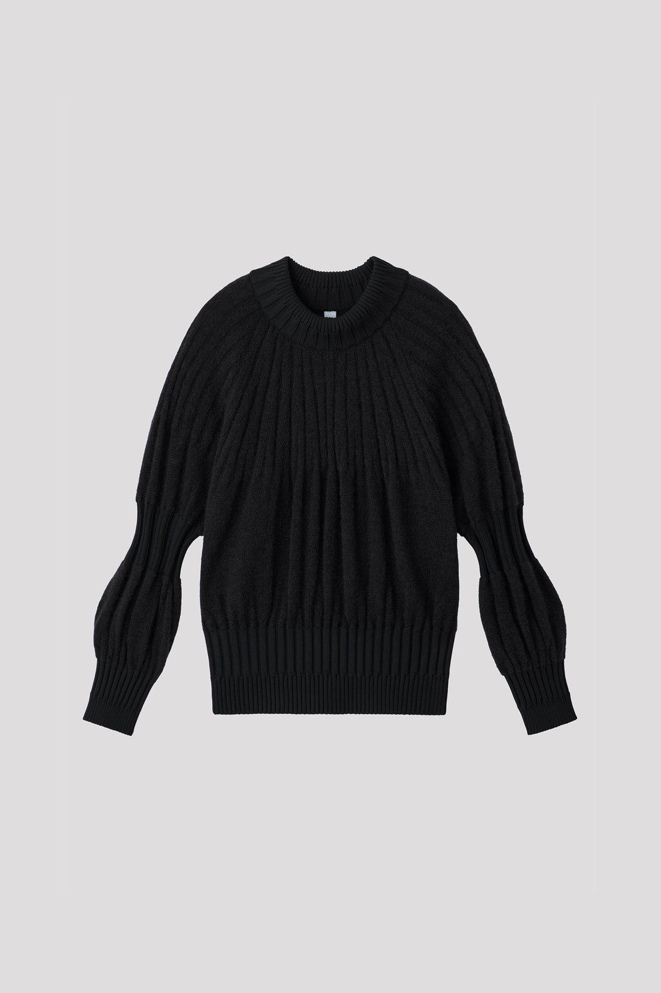 FLUTED MOHAIR PULLOVER