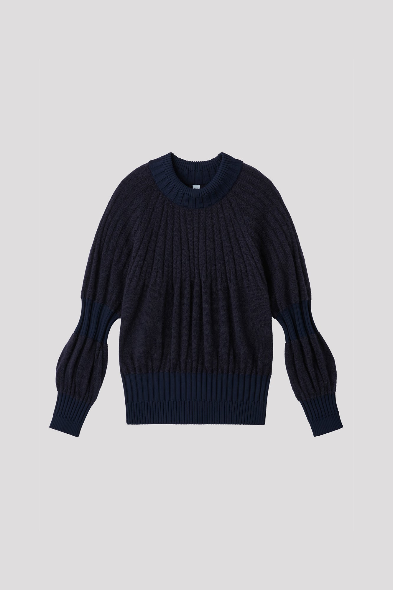 FLUTED MOHAIR PULLOVER