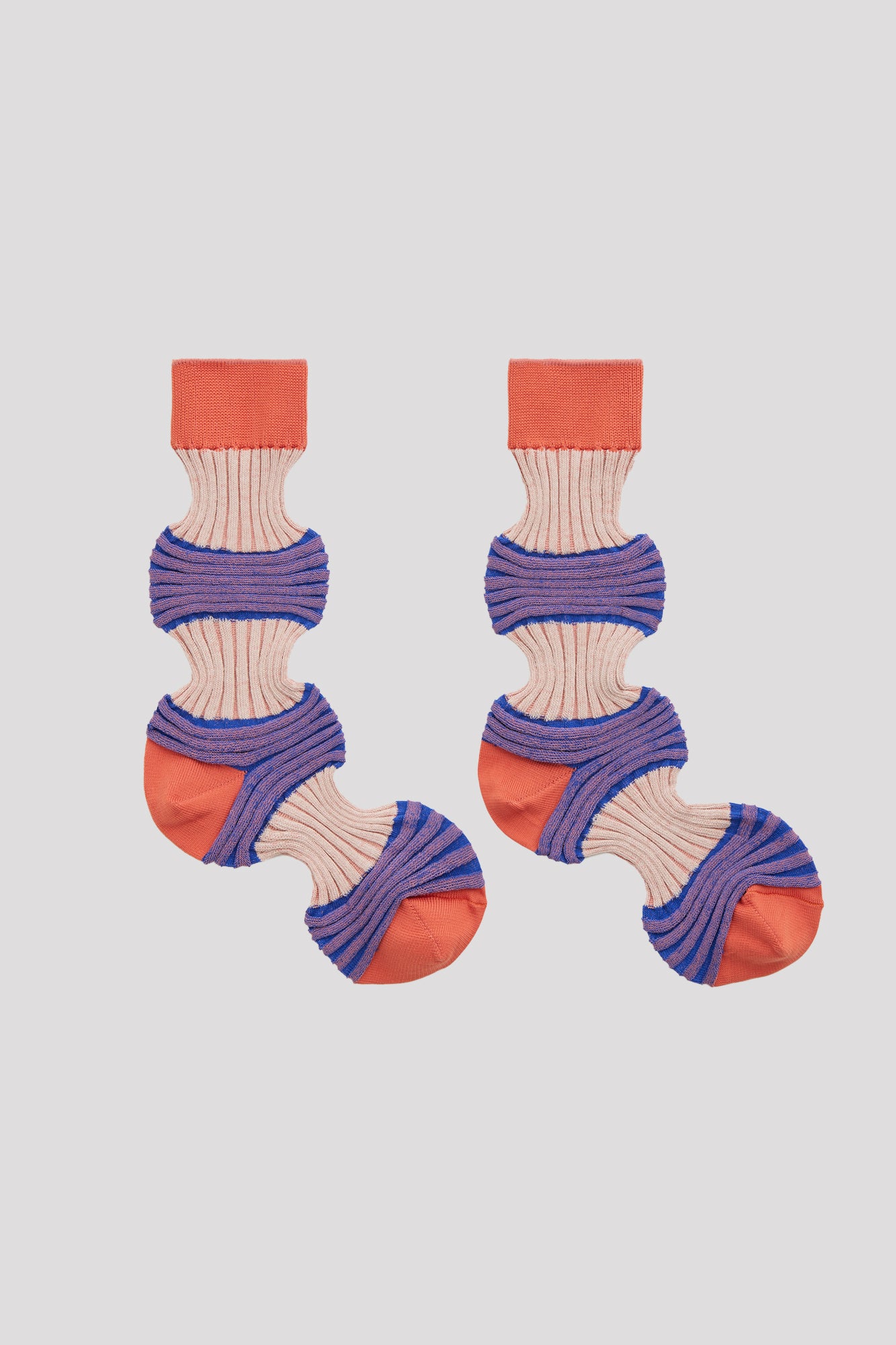 GARTER RIB SOCKS