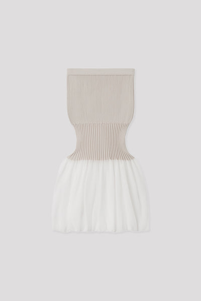 FLUTED LUCENT GLITTER MERMAID SKIRT