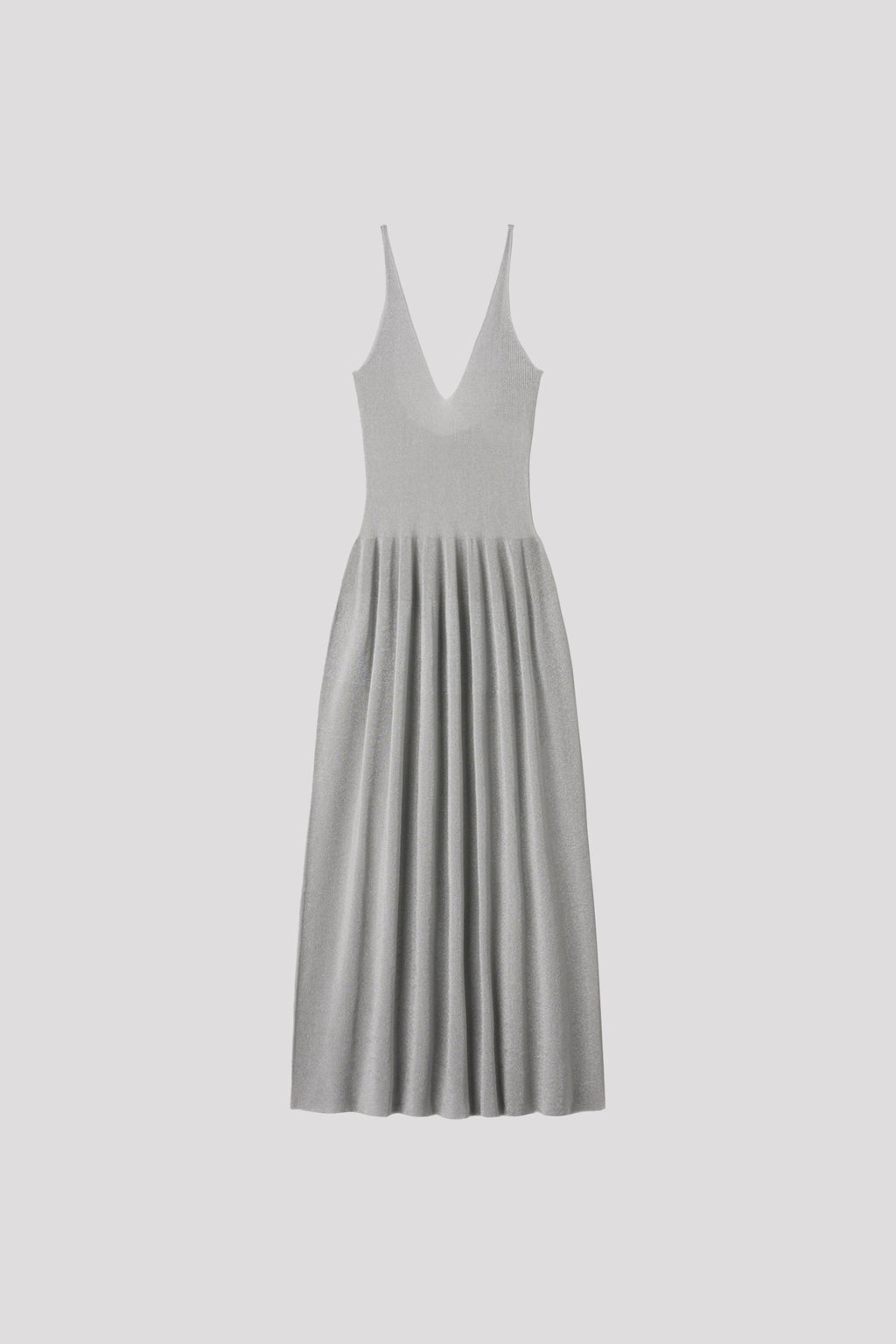 RIVULET METAL SLEEVELESS DRESS
