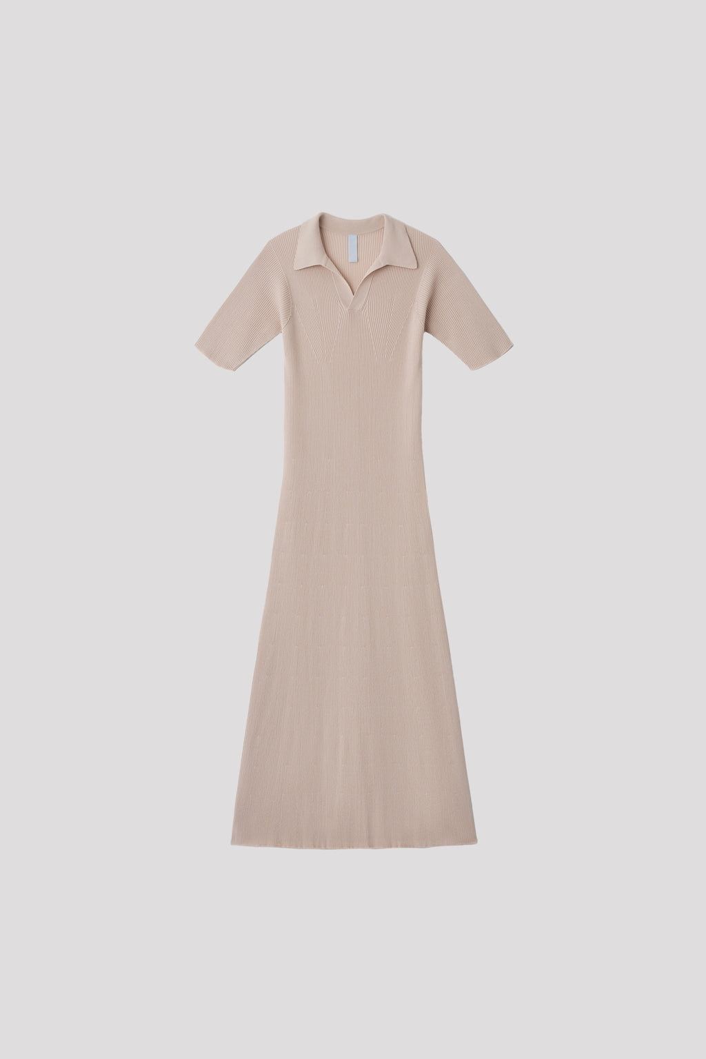 BS RIB SHORT SLEEVE POLO DRESS