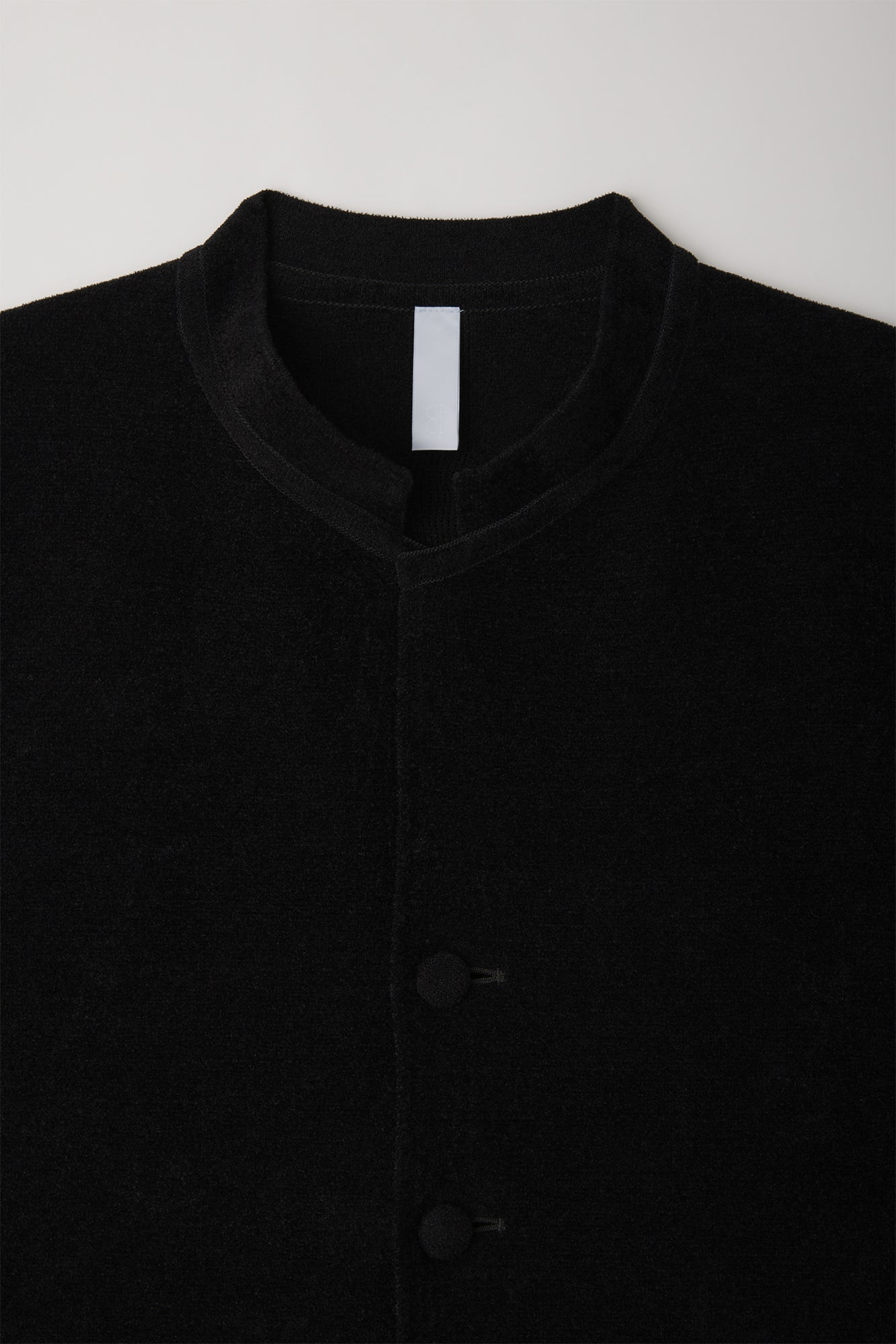 MILAN RIB VELVET STAND-UP COLLAR JACKET