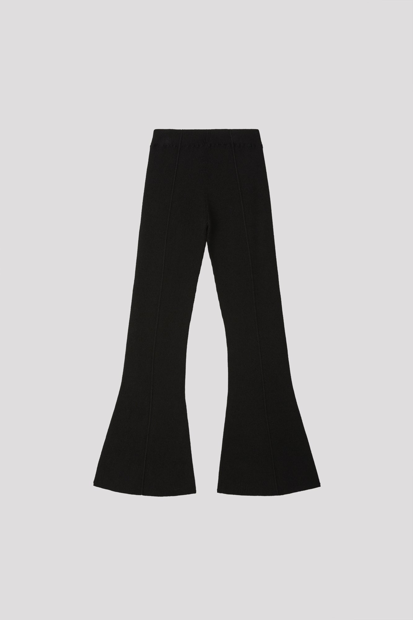 PORTRAIT VELVET TIGHT FLARE PANTS