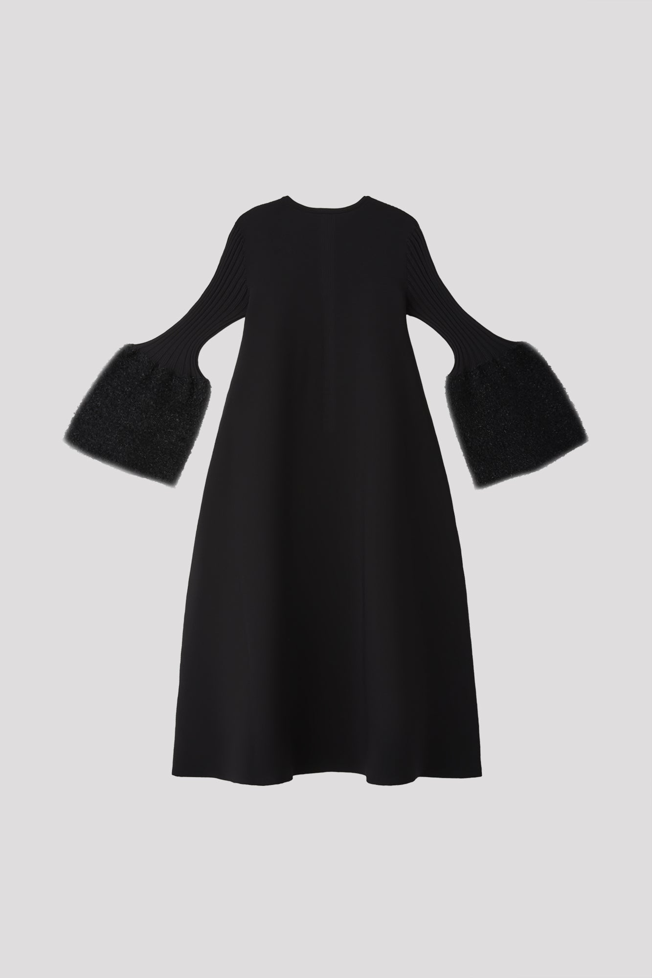 POTTERY REEF LUXE LONG BELL SLEEVE FLARE DRESS