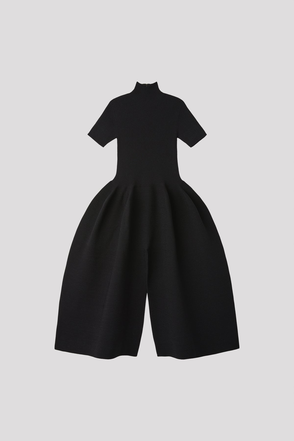 POTTERY GLITTER MOCKNECK SHORT SLEEVE JUMPSUIT