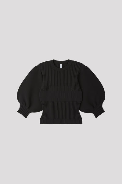 美品 【CFCL】FLUTED LONG SLEEVE TOP リブ編み 美品 【CFCL】FLUTED LONG SLEEVE TOP リブ編み