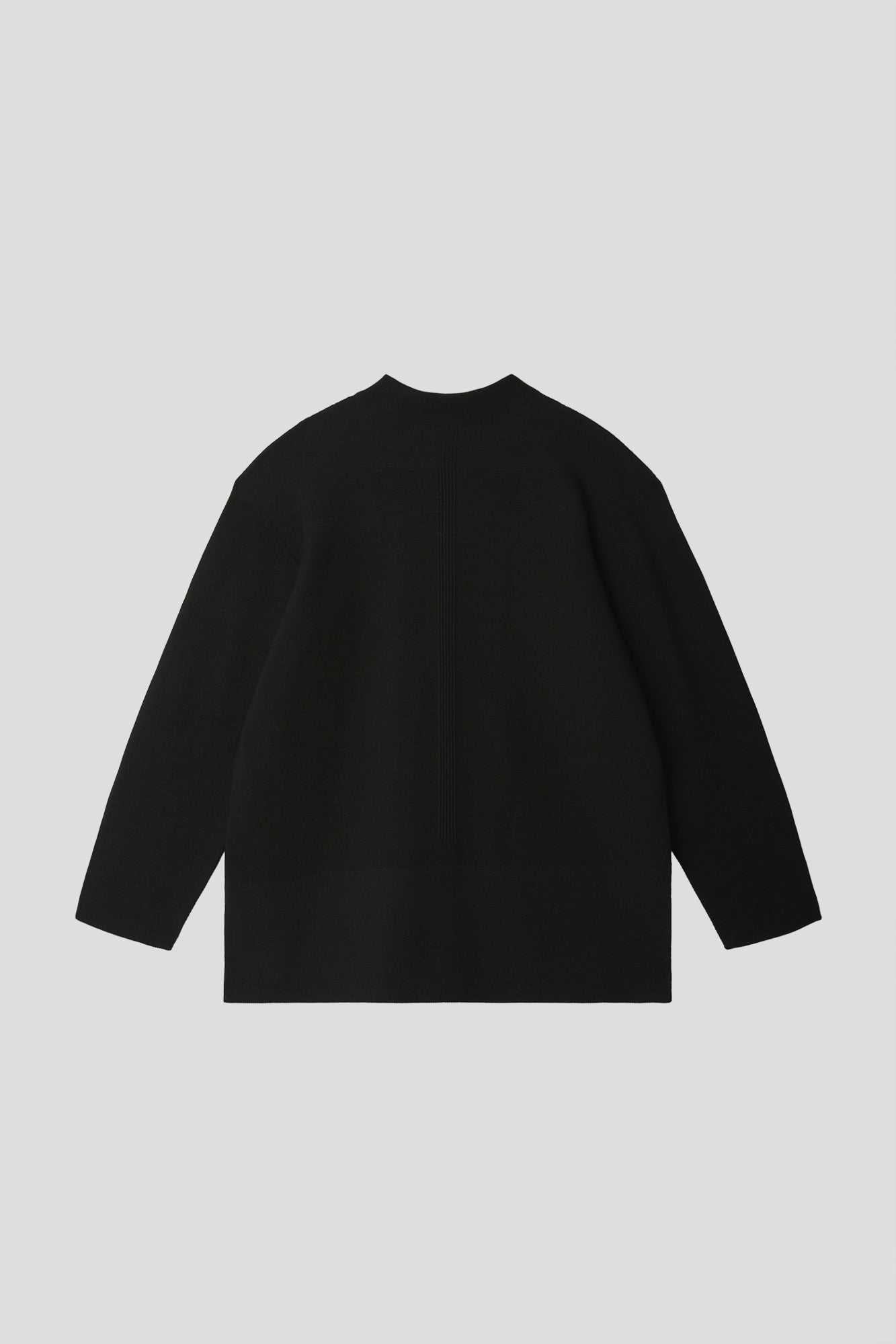 GARTER MOCKNECK LONG SLEEVE TEE SHIRT