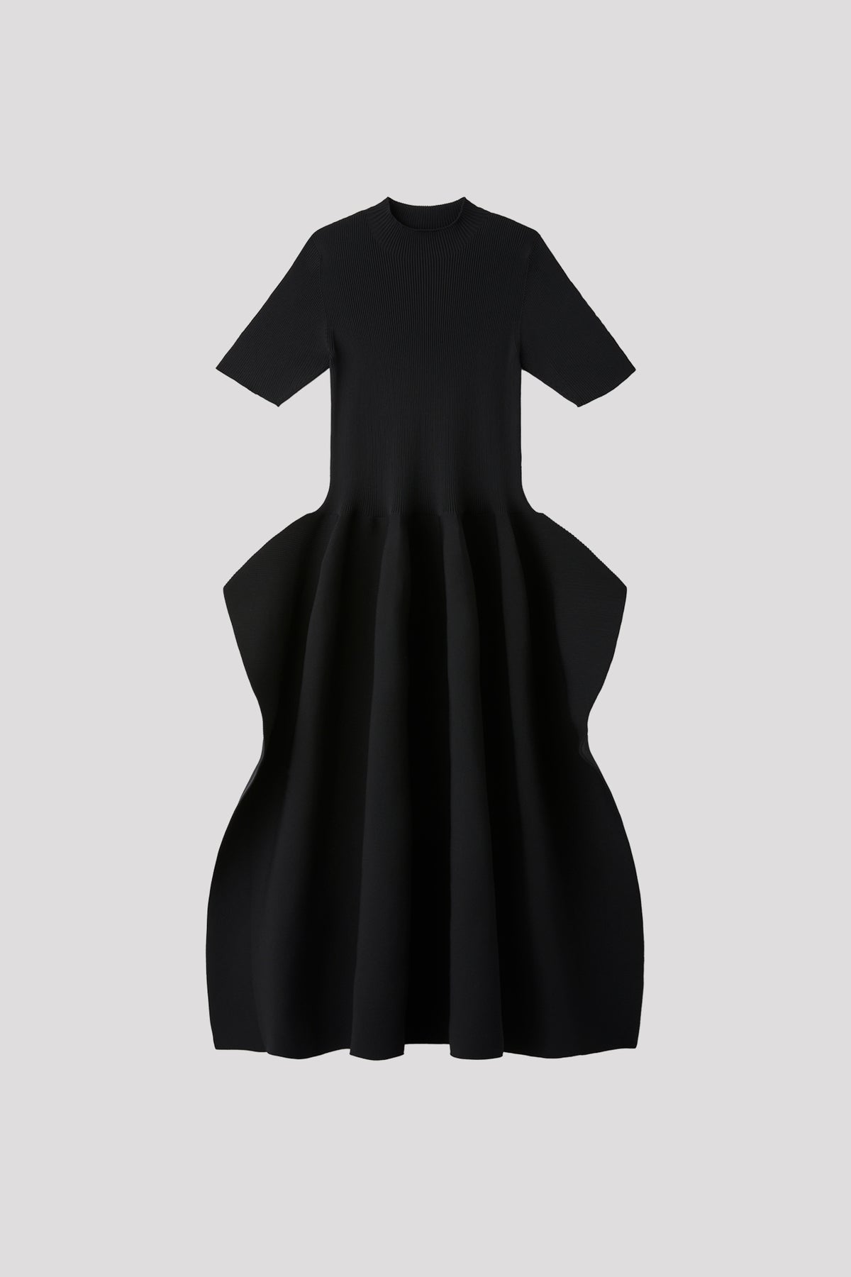 POTTERY CREASE SHORT SLEEVE DRESS
