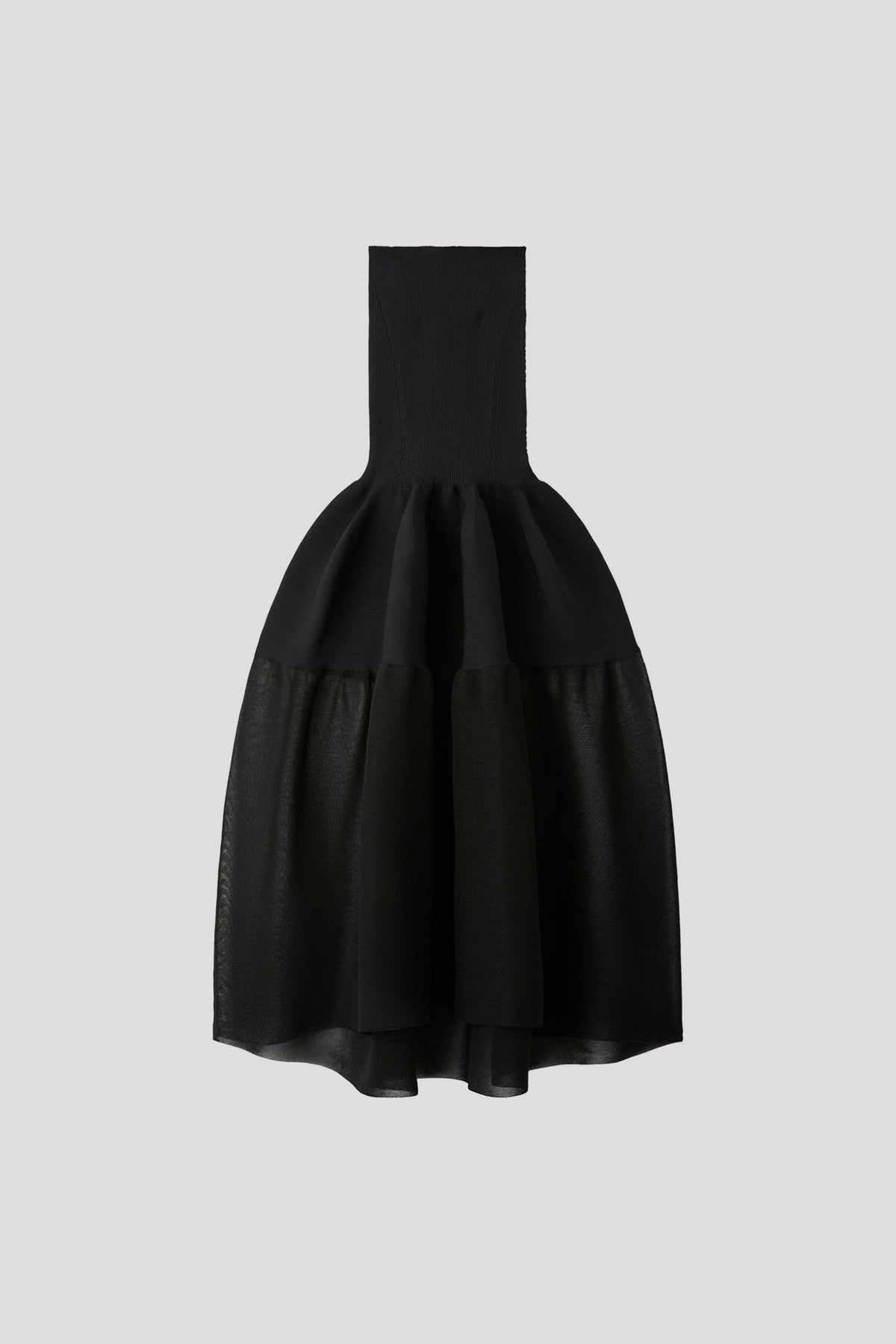 POTTERY HS LUCENT GLITTER STRAPLESS DRESS