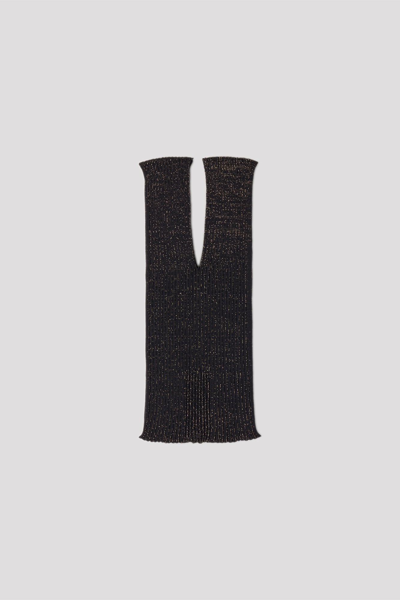 NOTCHED RIB GLITTER BAG