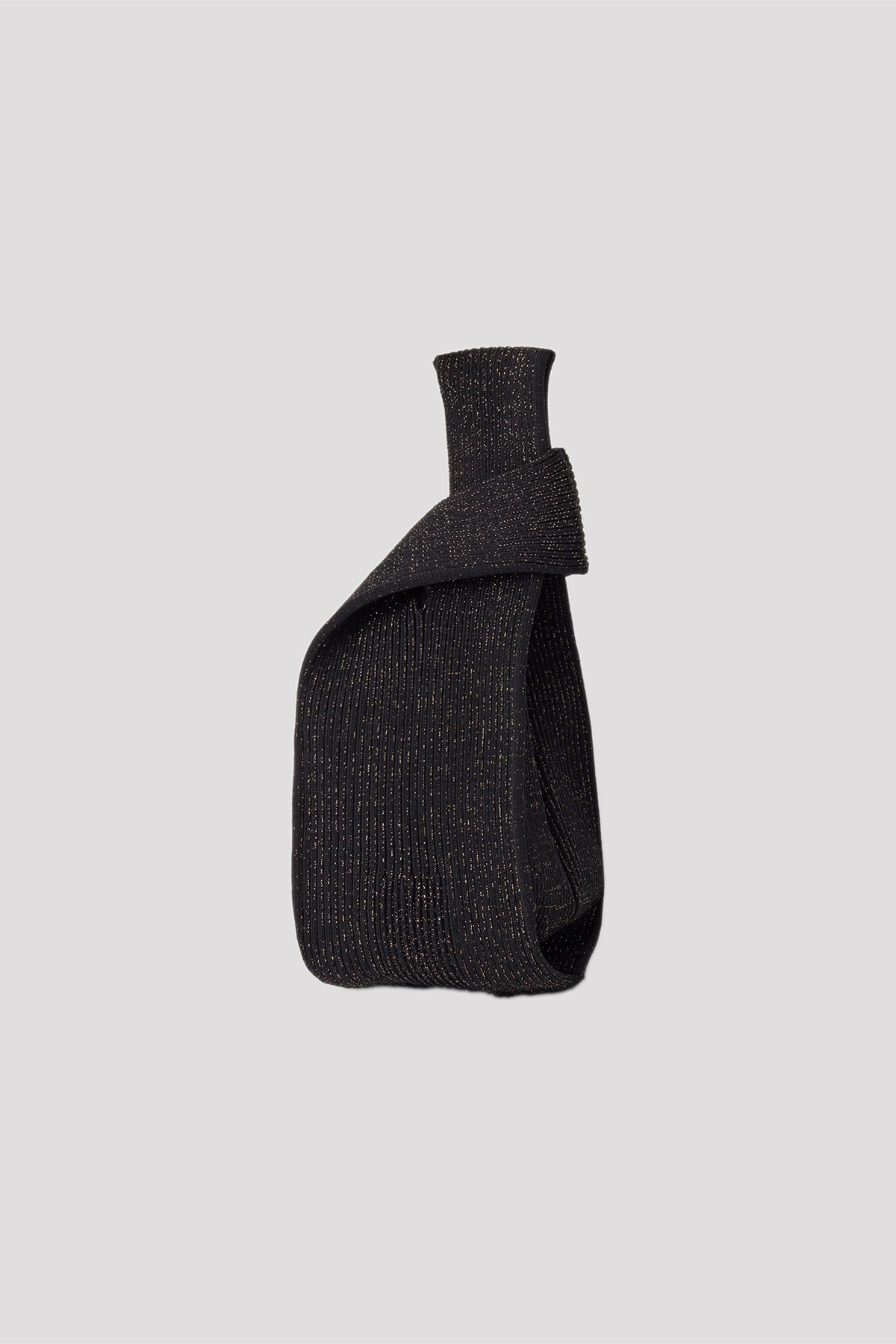 NOTCHED RIB GLITTER BAG