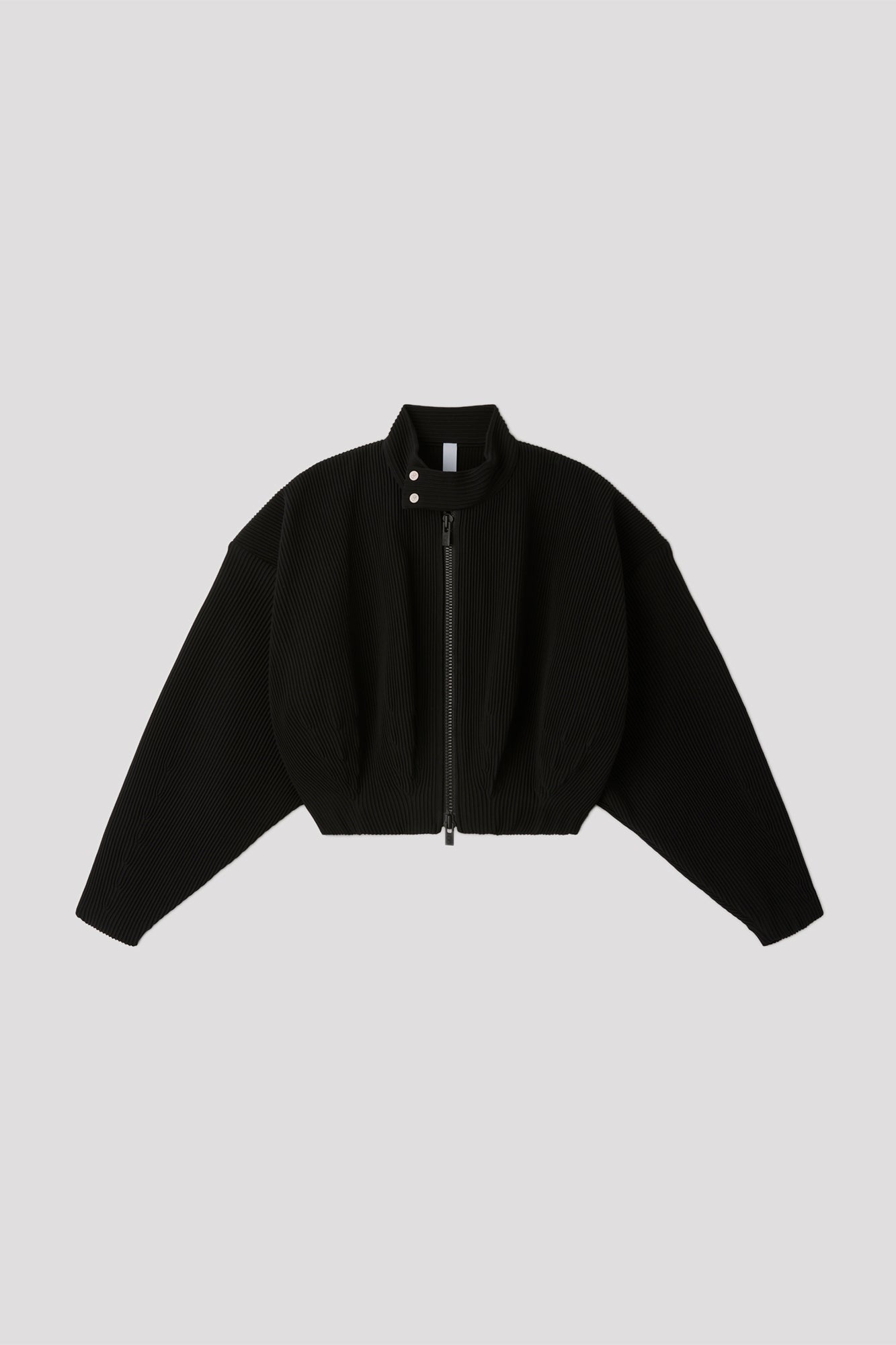 お*め様 WIDECOLLARBALLPADDING CROPPED FIT J HYPHA STAND-UP COLLAR CROPPED BOMBER JACKET