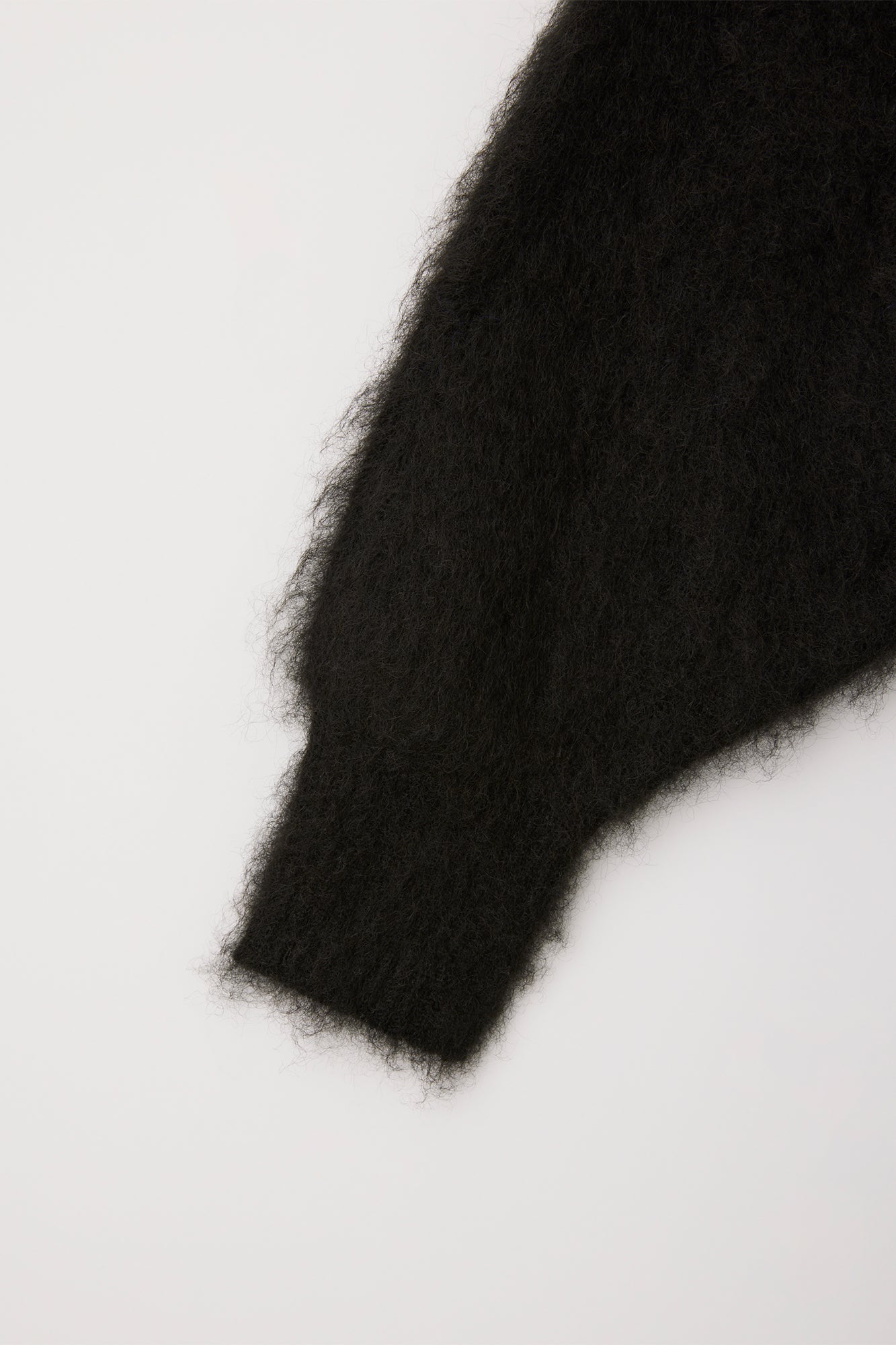 一点限り‼︎モヘア mohair ウール ふわふわ カーディガン 黒 日本製 MOHAIR TOUCH SUPER SHAGGY CARDIGAN – CAMPHOR WOOD - OFFICIAL