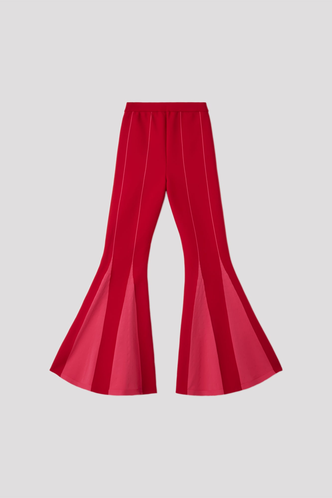パンツ s/e/o : 24FW / LEOPARD FLARE PANTS (RED) CONIC TIGHT FLARE PANTS