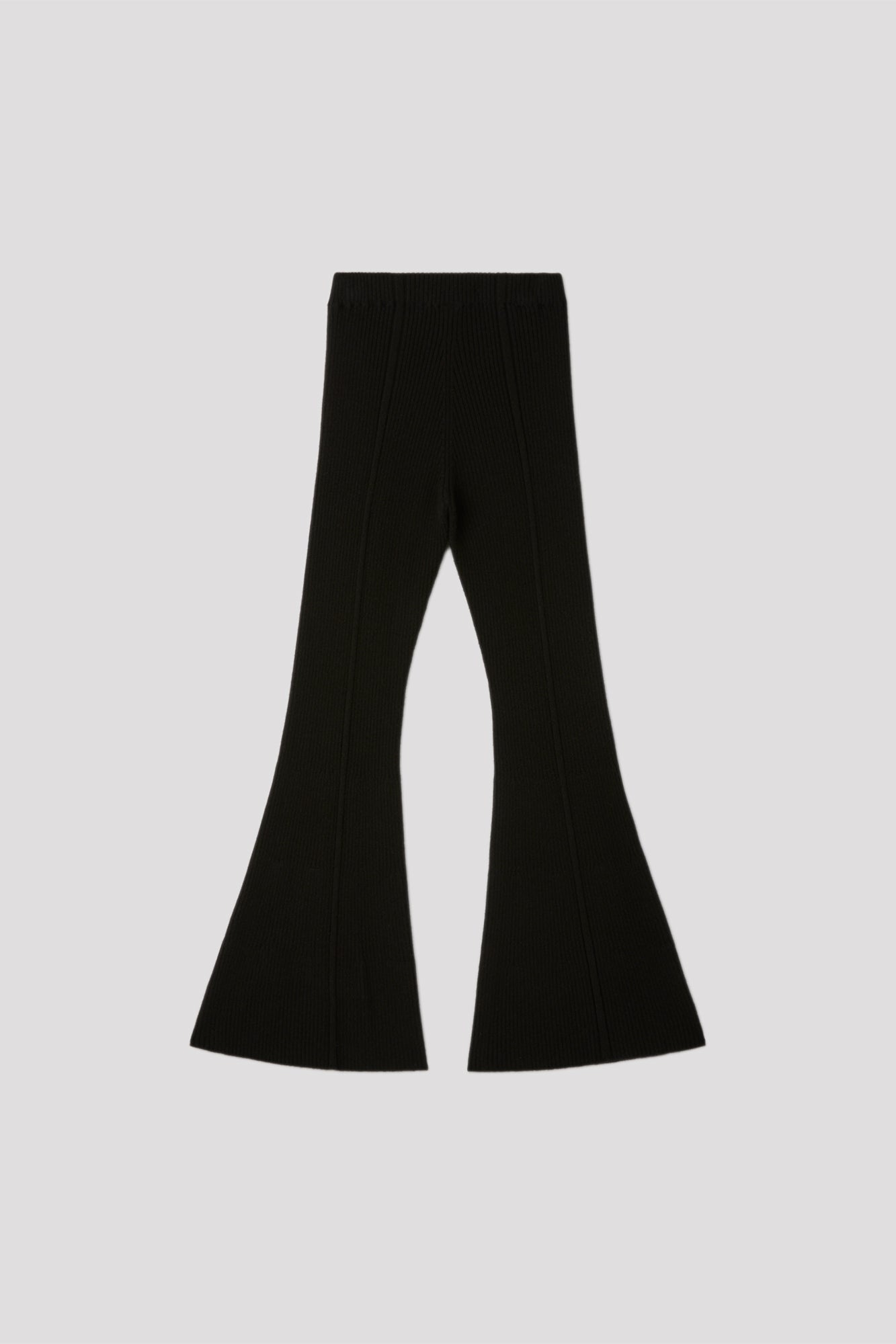 CASHMERE TIGHT FLARE PANTS