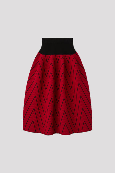 POTTERY HERRINGBONE SKIRT