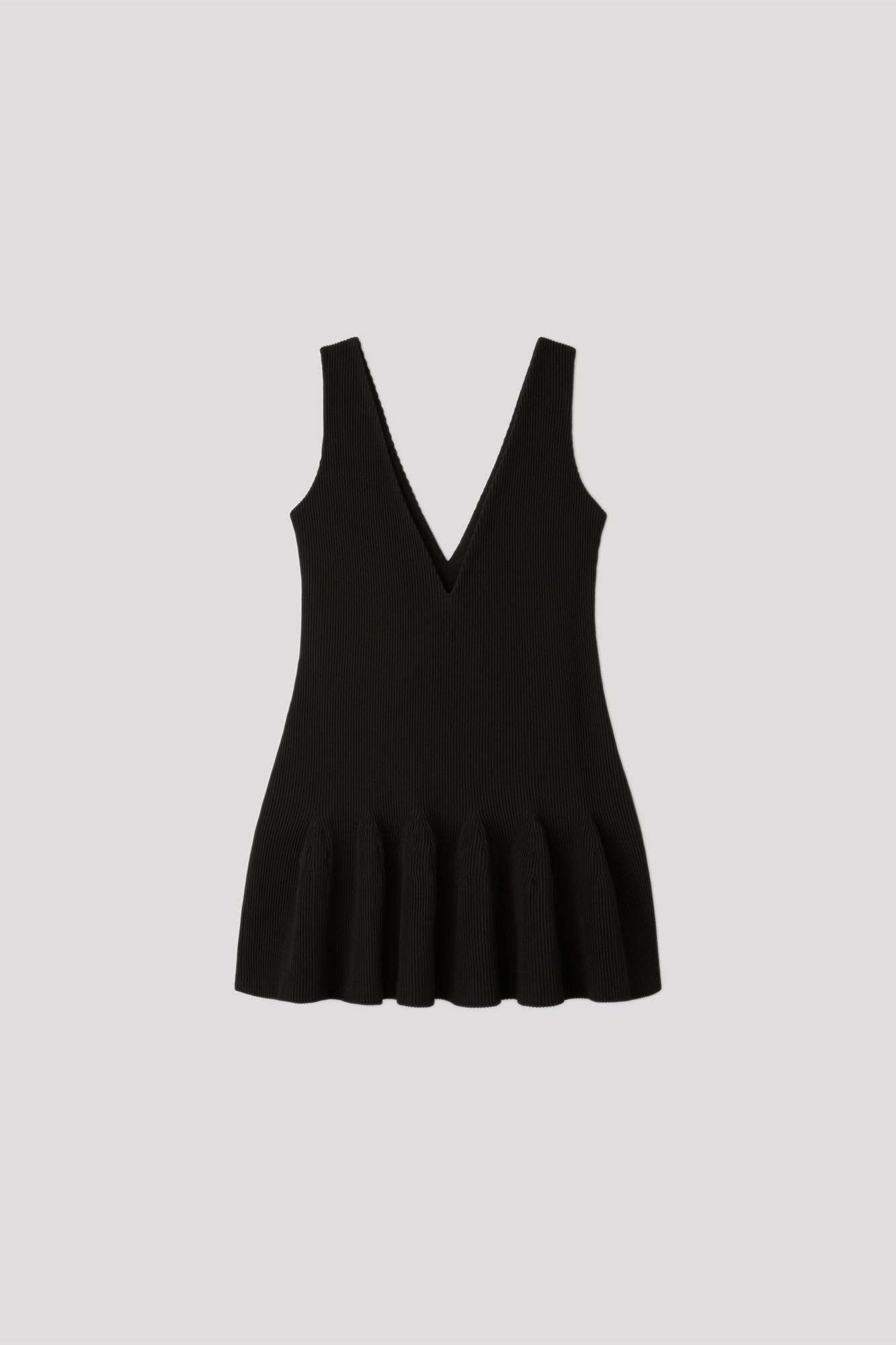 HYPHA V-NECK SLEEVELESS DRESS