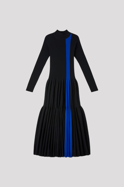 CASCADES MOCKNECK LONG SLEEVE DRESS