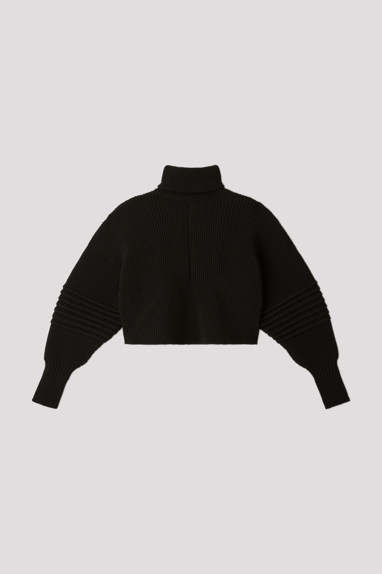 LOW GAUGE HIGHNECK CROPPED PULLOVER