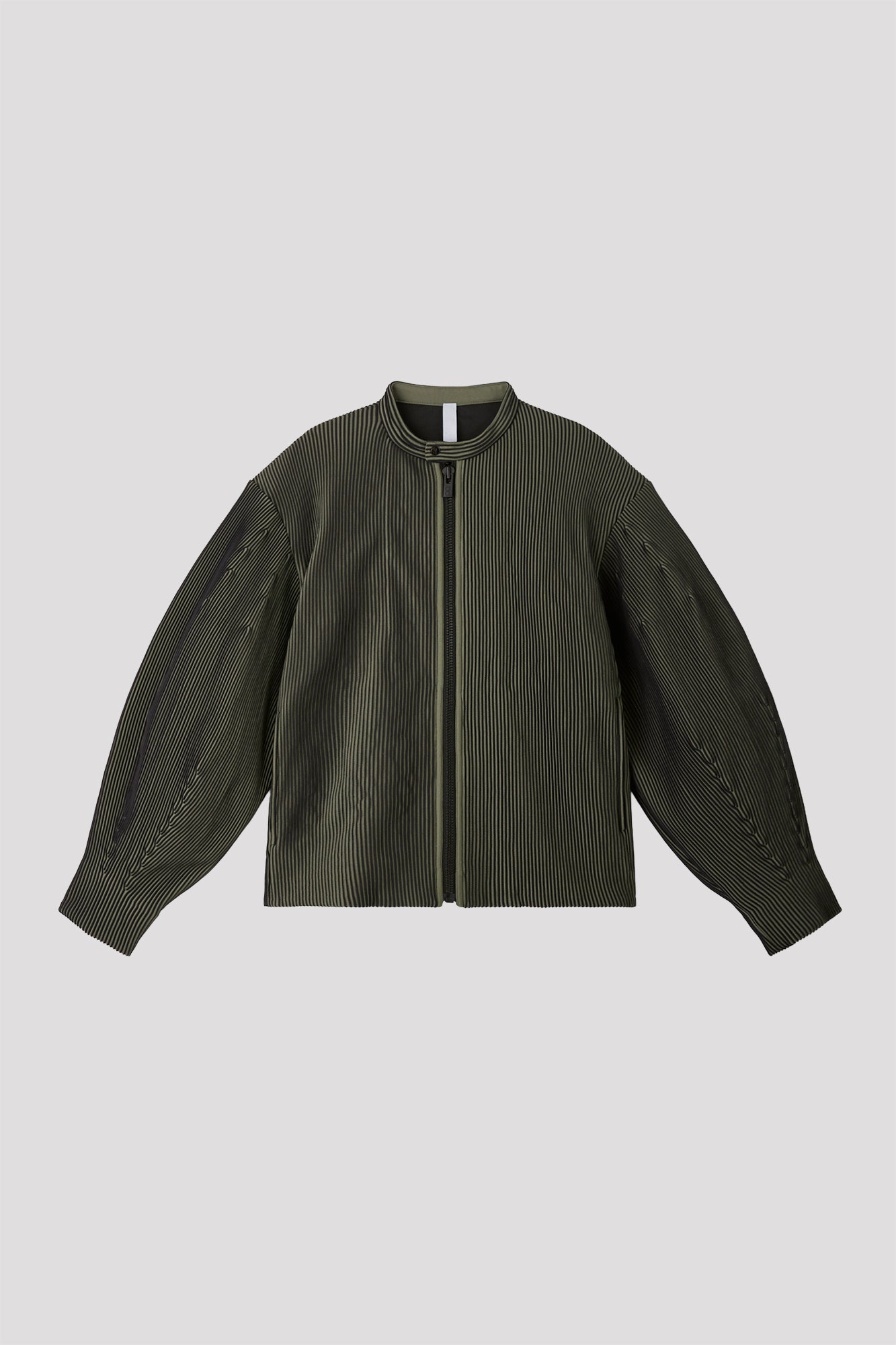 HYPHA STAND COLLAR ZIP BLOUSON