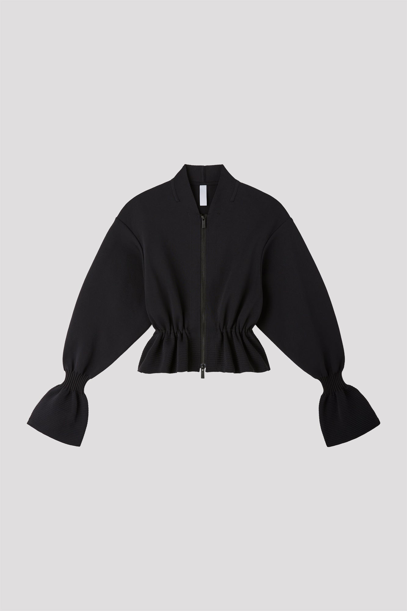 MILAN MARIE SLEEVE CROPPED ZIP BLOUSON