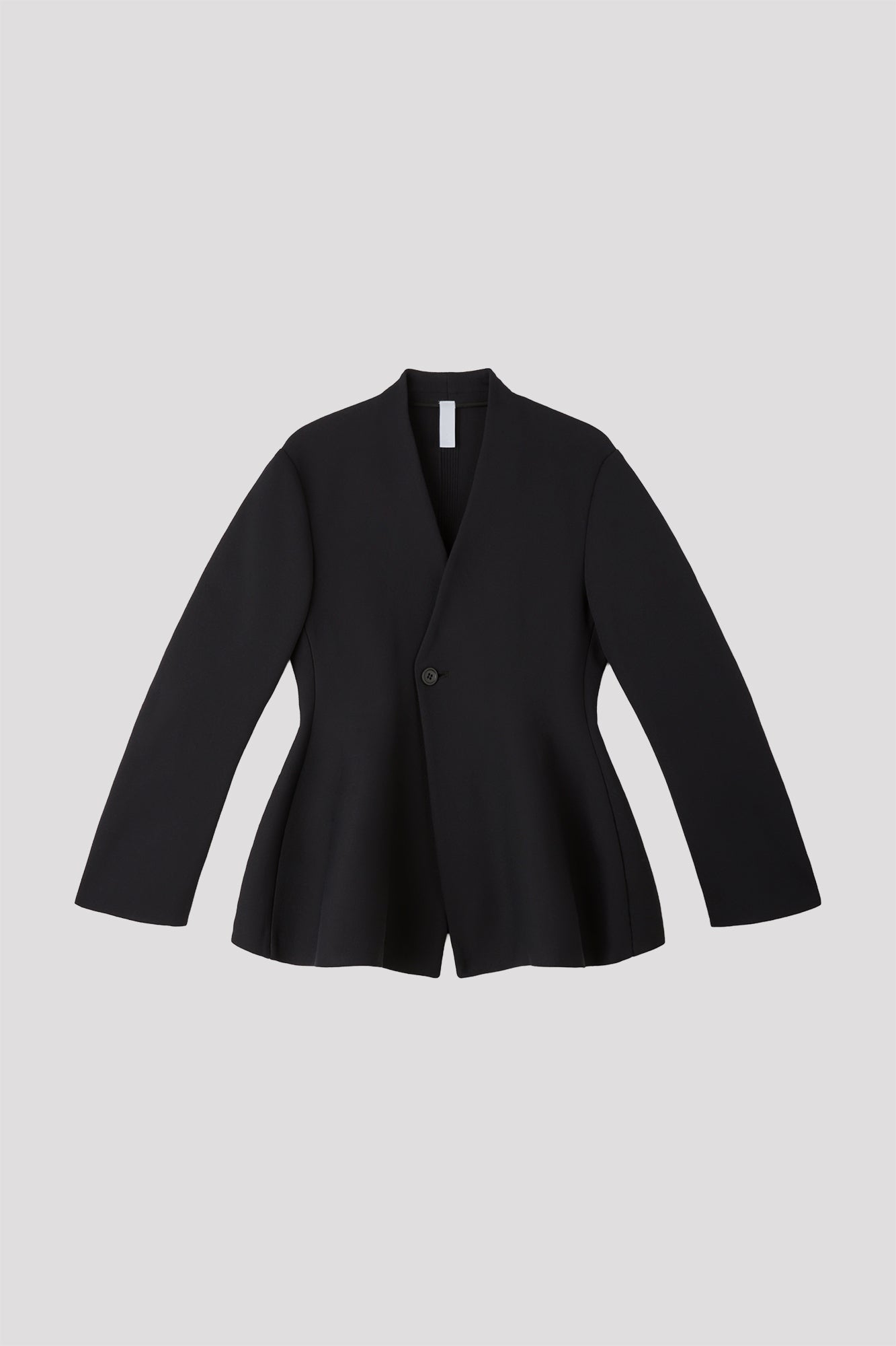 MILAN COLLARLESS FLARE JACKET