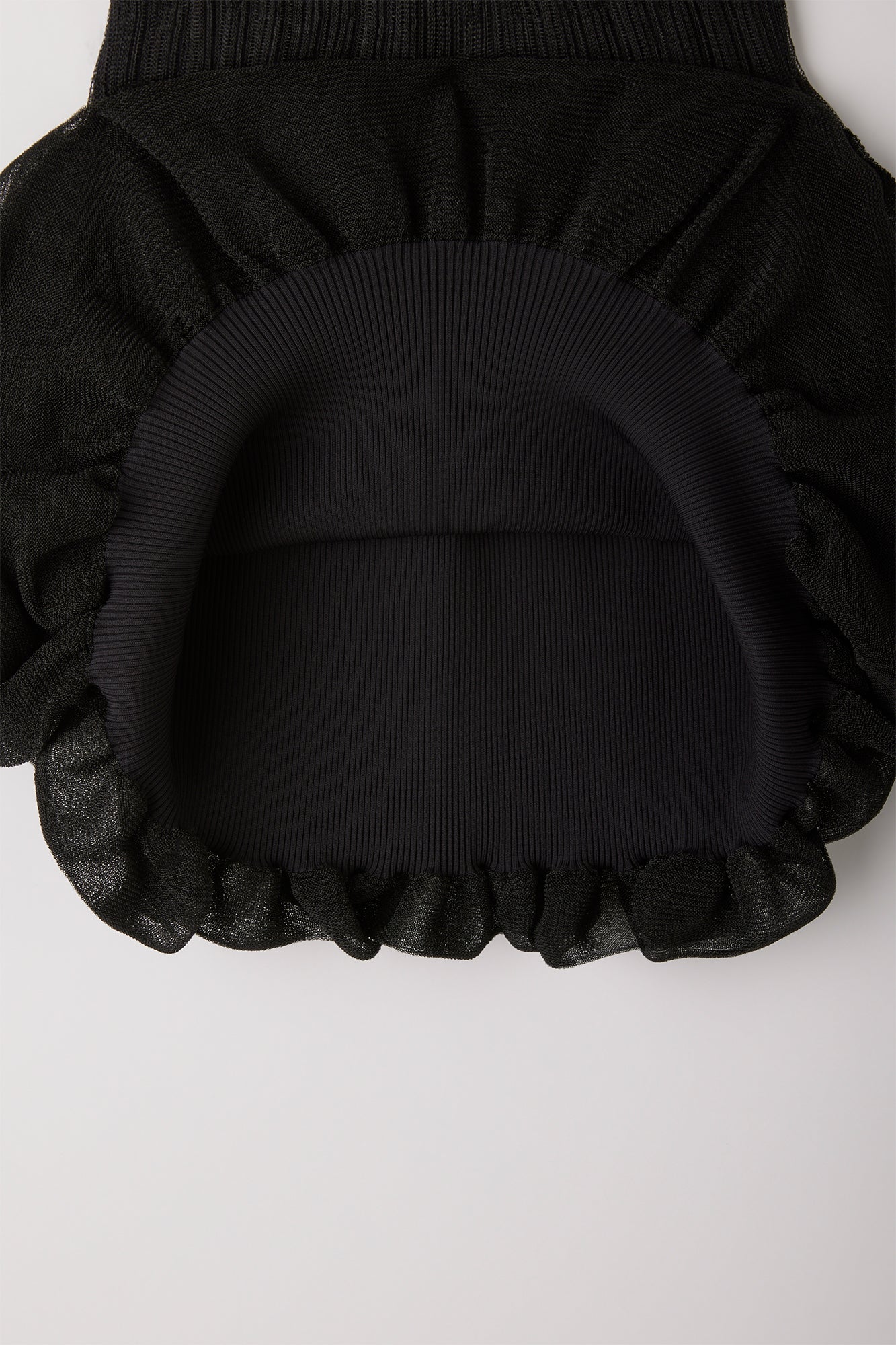 OVERWRAPPED POTTERY MINI SKIRT