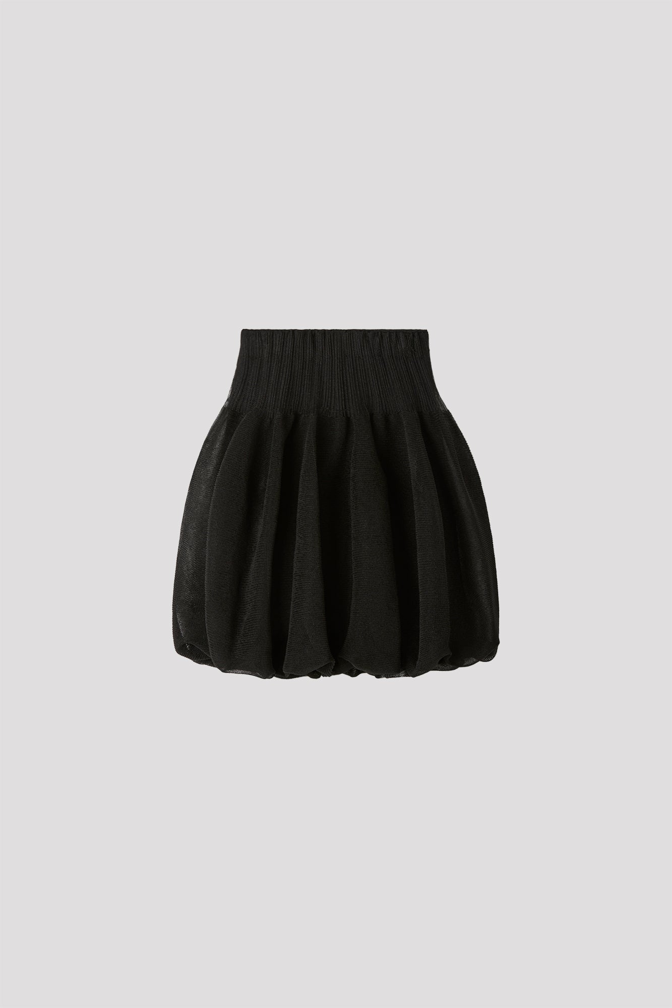 OVERWRAPPED POTTERY MINI SKIRT
