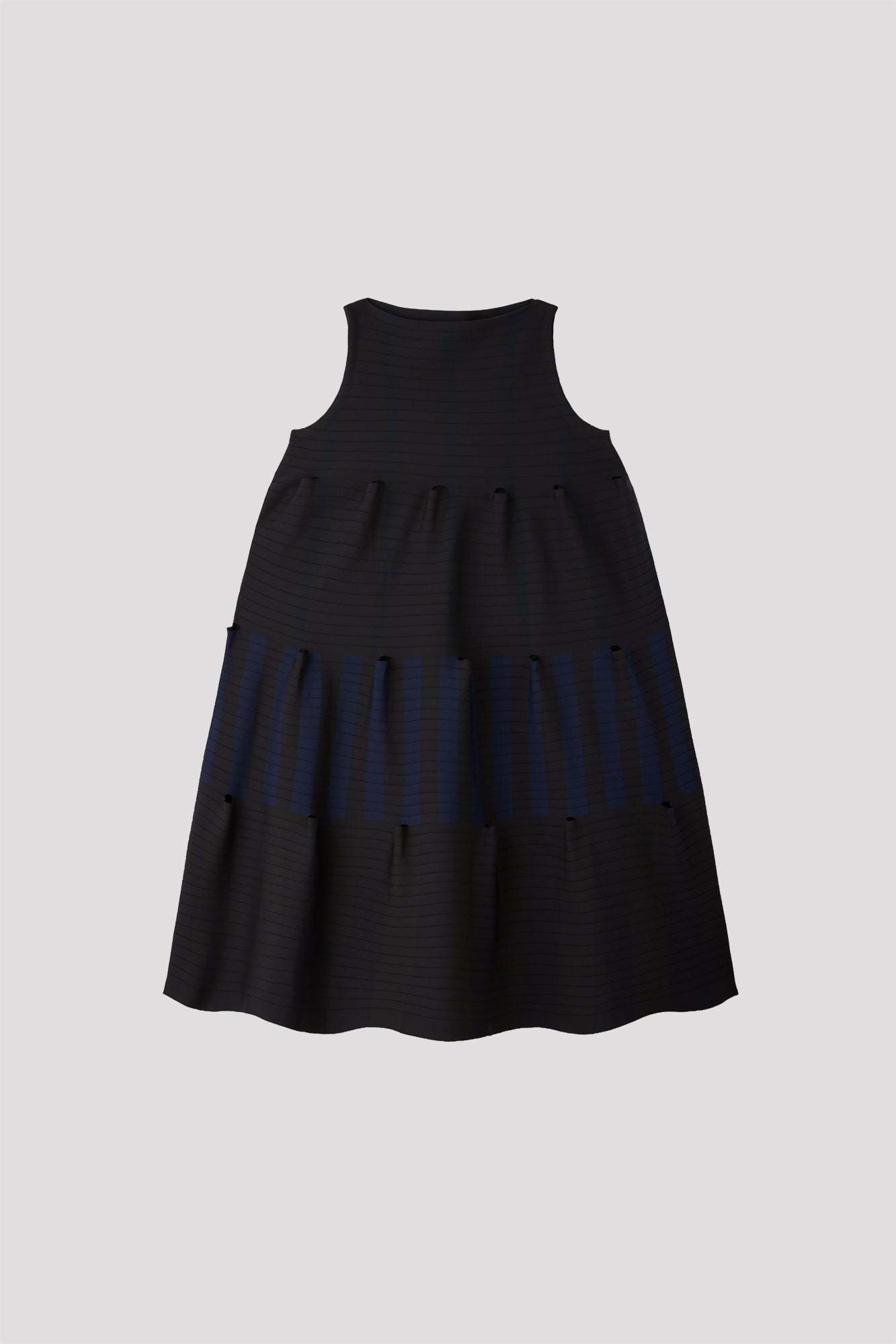 CFCL 完売TERRACED SLEEVELESS MINI DRESS TERRACED SLEEVELESS MINI DRESS