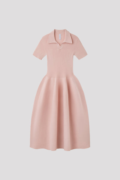 POTTERY GLITTER SHORT SLEEVE POLO DRESS