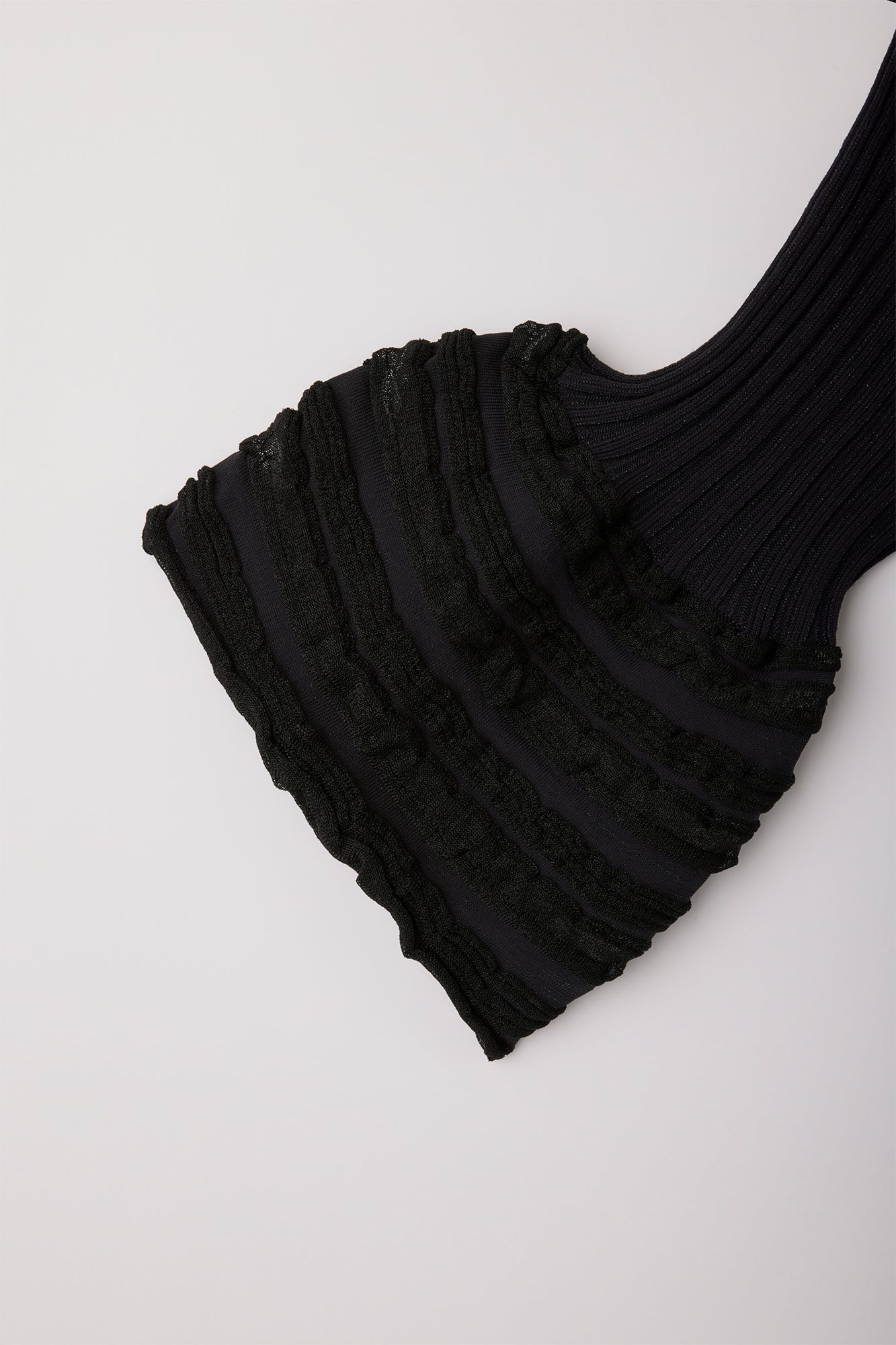 POTTERY SWELL GLITTER SHORT BELL SLEEVE FLARE DRESS