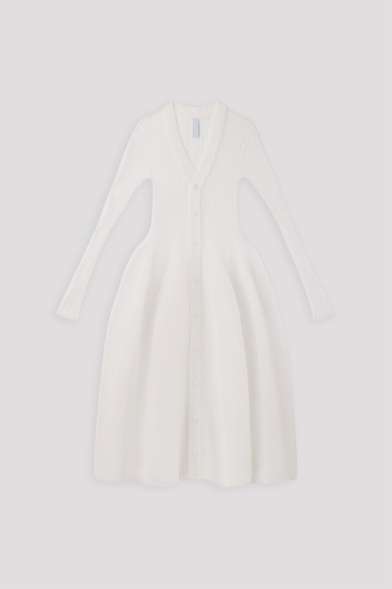 【新品タグ付き】CFCL LONG SLEEVE CARDIGAN DRESS POTTERY LUCENT LONG SLEEVE CARDIGAN DRESS