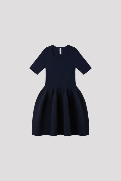 POTTERY HS GLITTER ROUNDNECK SHORT SLEEVE MINI DRESS