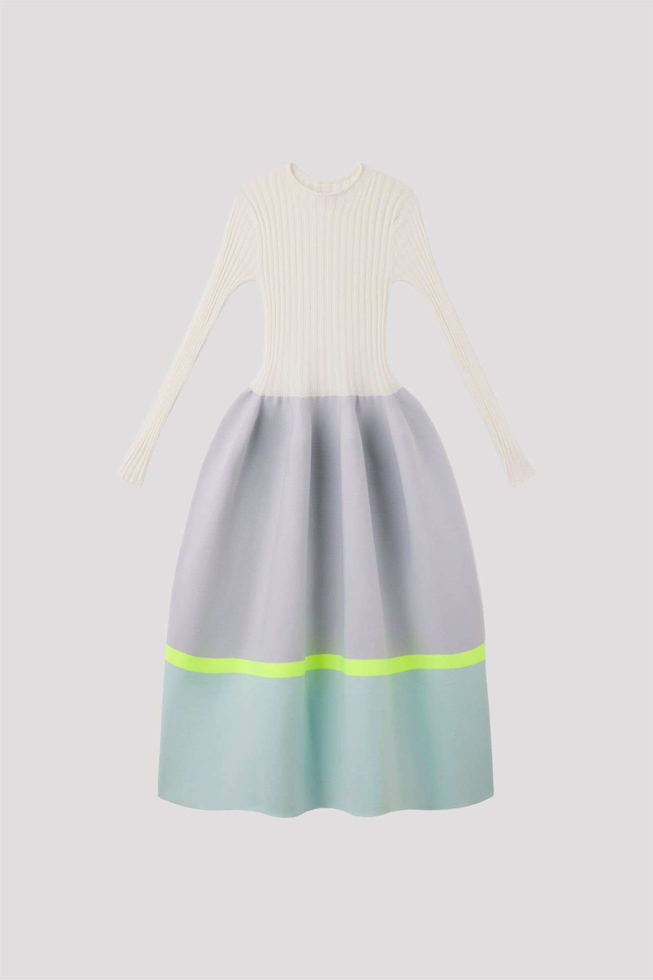 POTTERY LUCENT LONG BELL SLEEVE FLARE DRESS