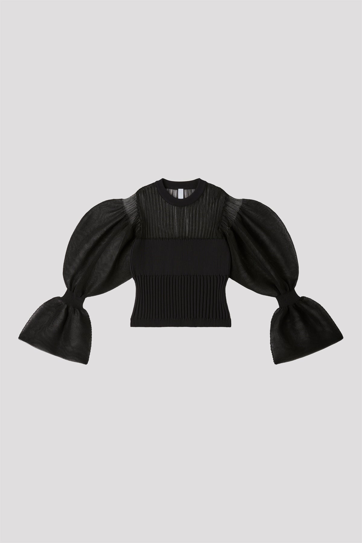 FLUTED LUCENT MARIE SLEEVE TOP