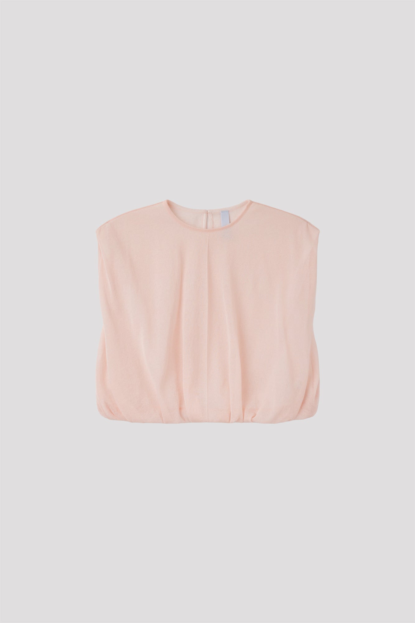 OVERWRAPPED TC LUCENT CROPPED SLEEVELESS TOP