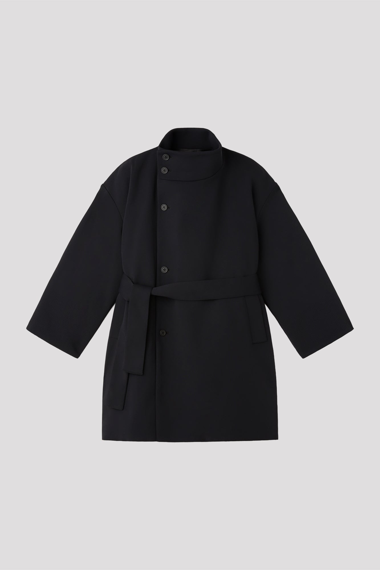 PADDED MILAN STAND COLLAR COAT