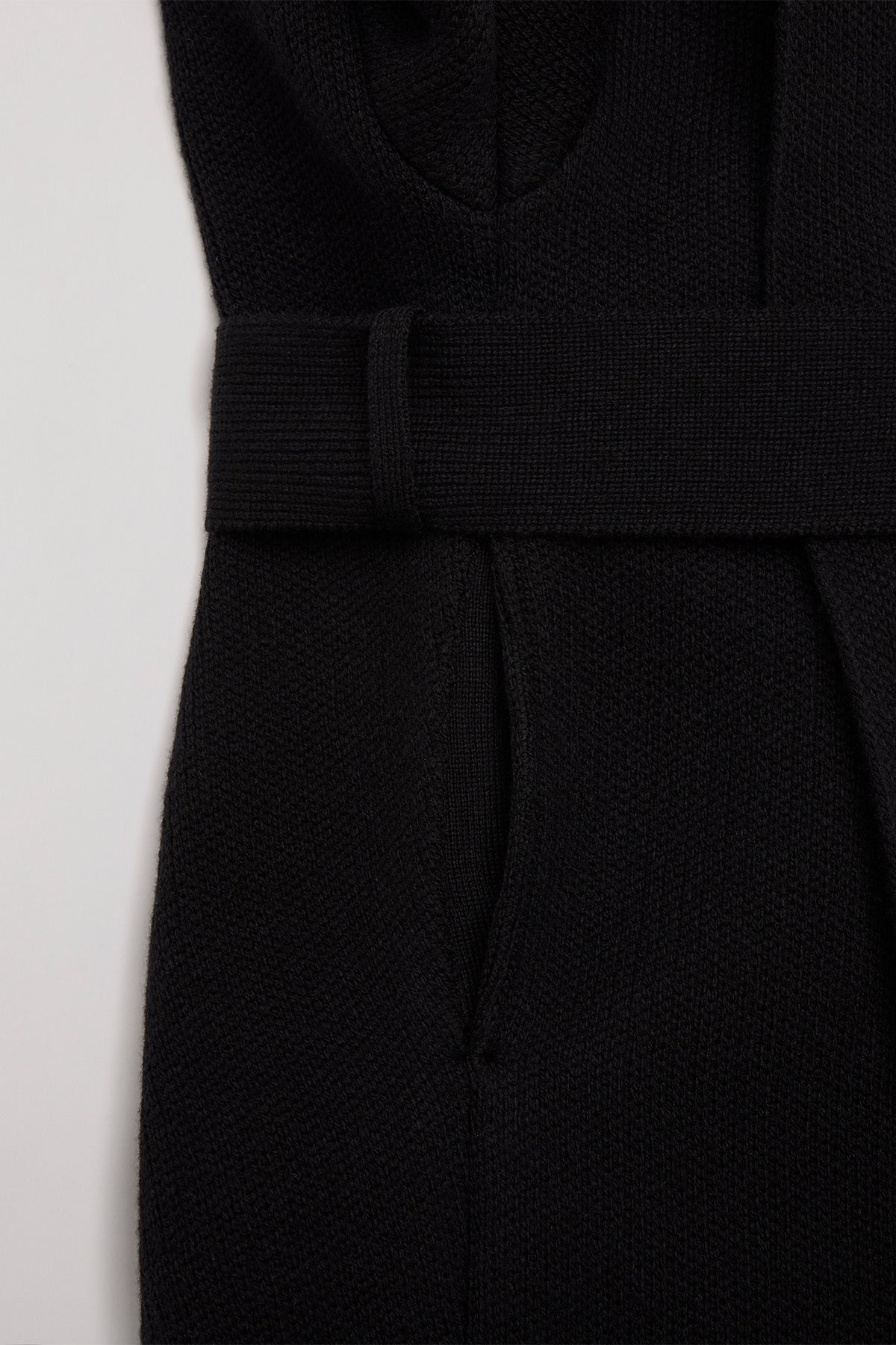 TW INLAY DRAPE BACK SHORT COAT