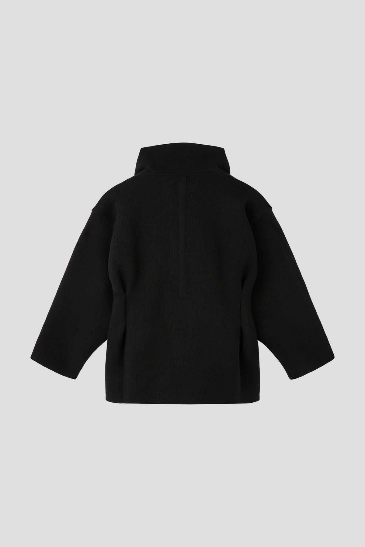 TW INLAY STAND COLLAR TUCKED BLOUSON