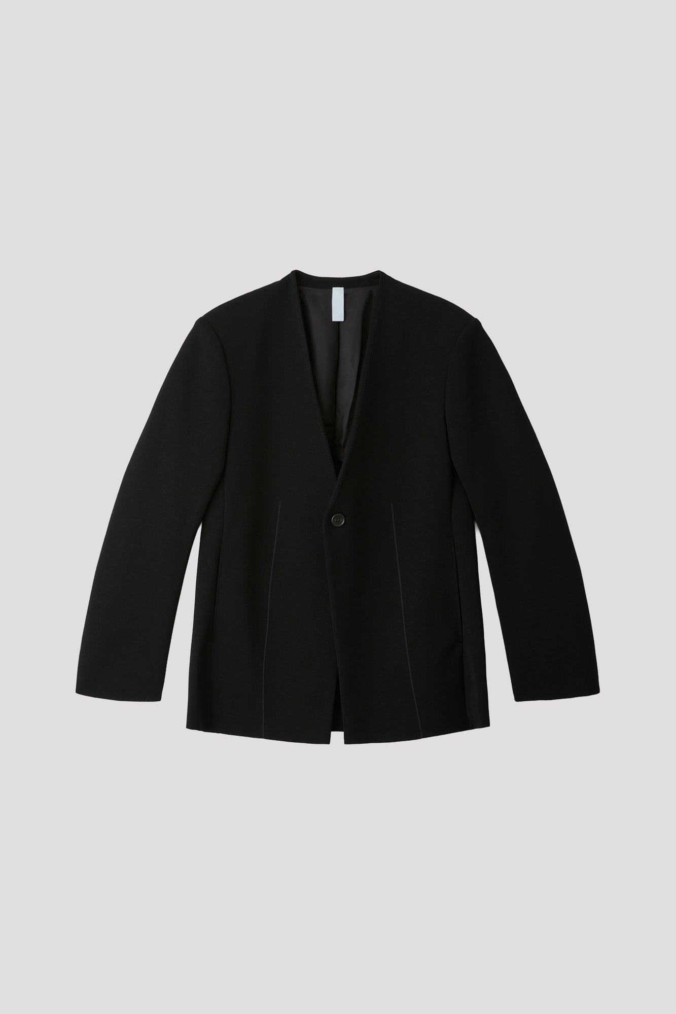 AC MILAN COLLARLESS TAILORED JACKET