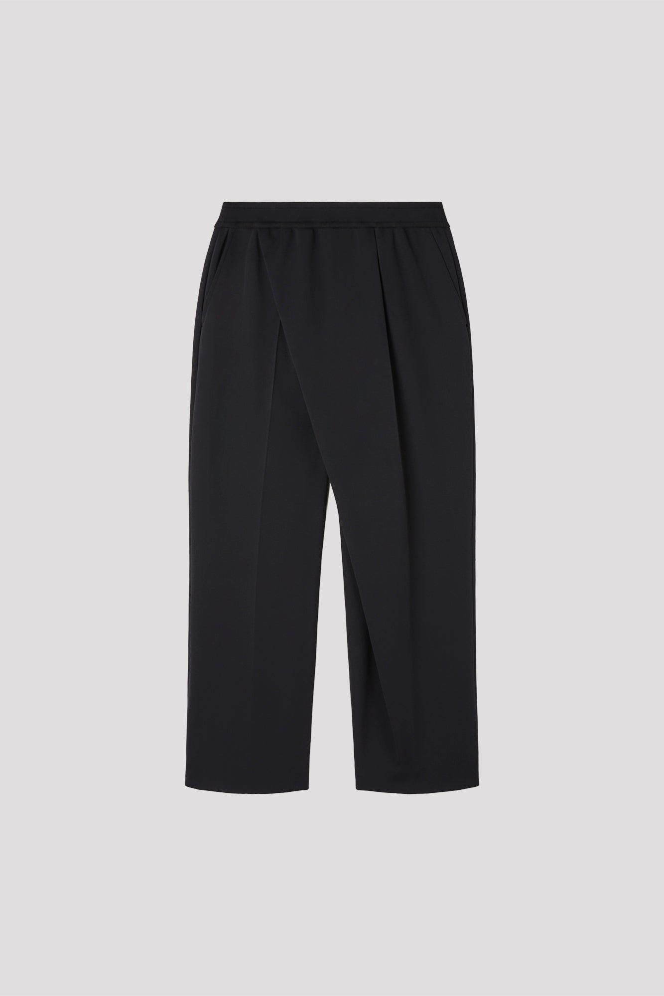 SOFT MILAN WRAP FRONT PANTS