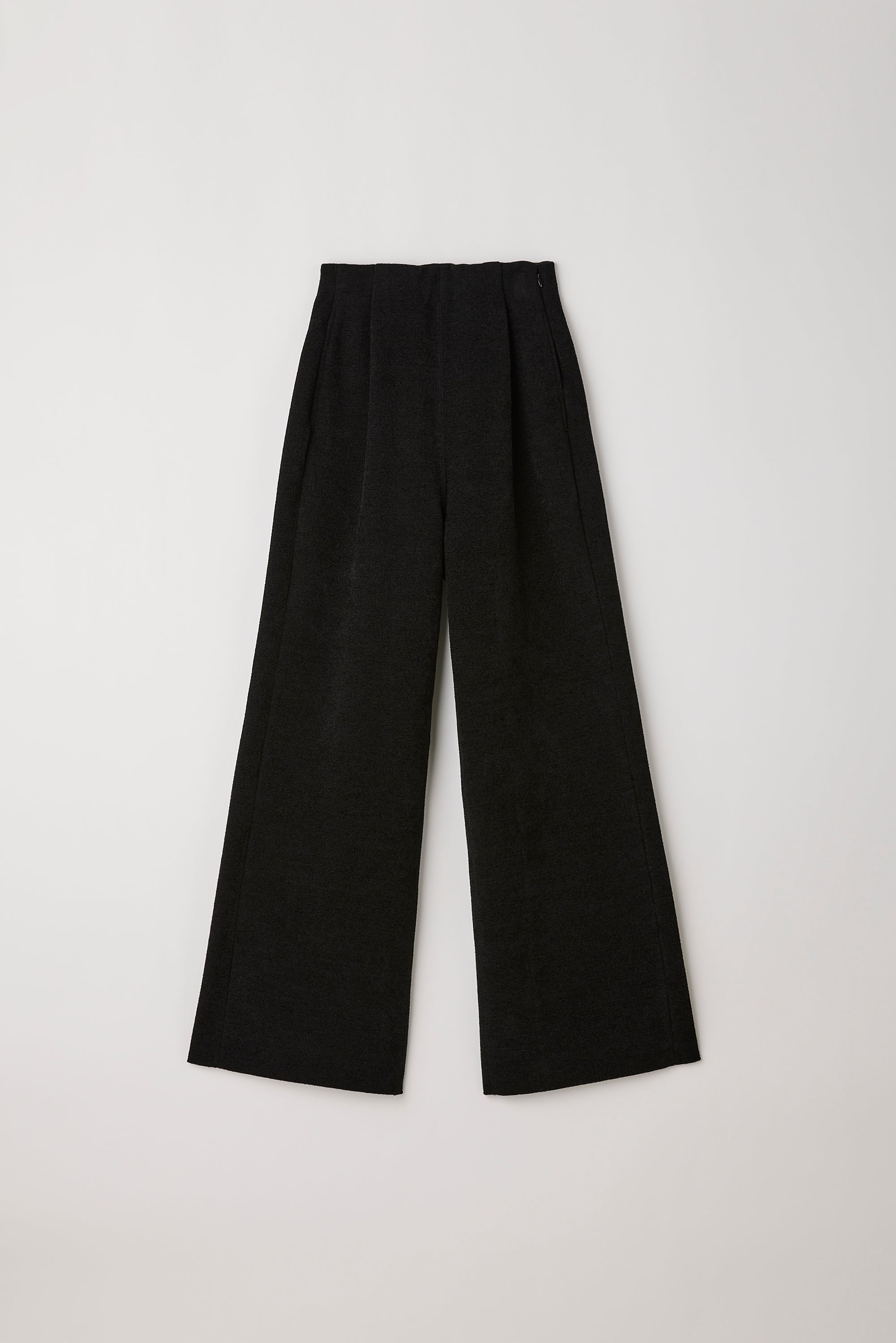 SOFT MILAN VELVET WIDE STRAIGHT PANTS